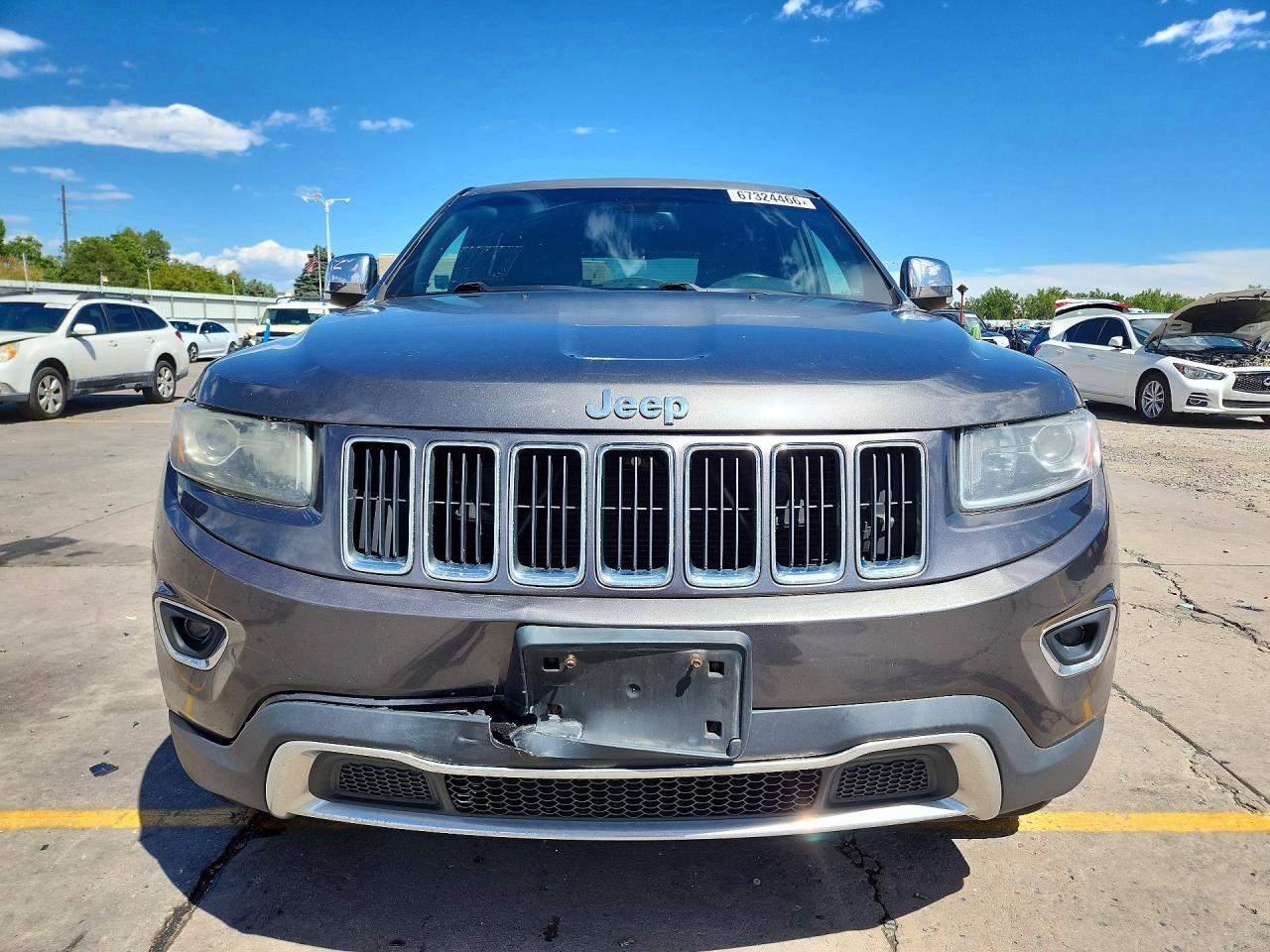 2014 Jeep Grand Cherokee Limited Silver vin: 1C4RJFBT5EC254291