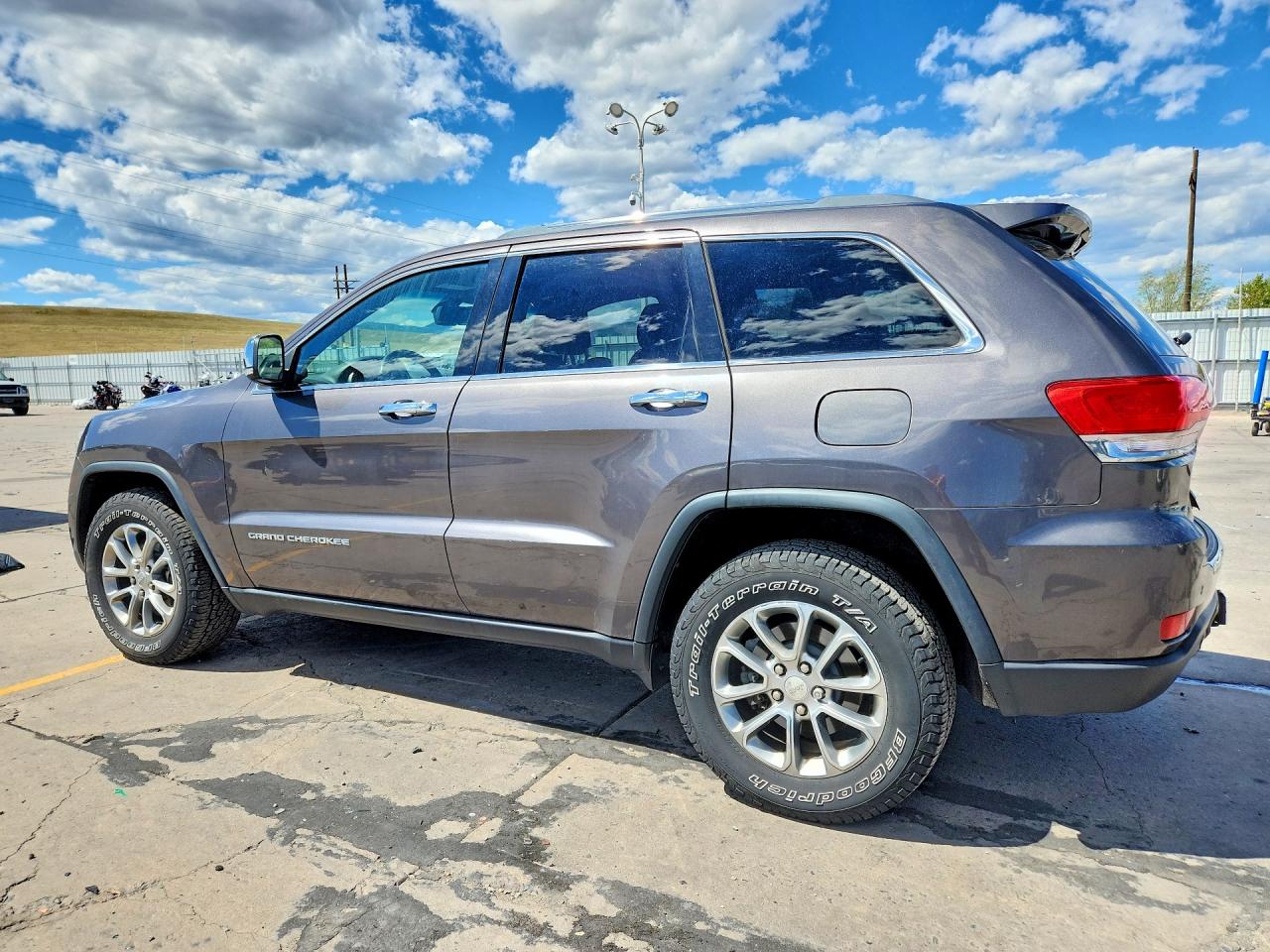 2014 Jeep Grand Cherokee Limited Silver vin: 1C4RJFBT5EC254291