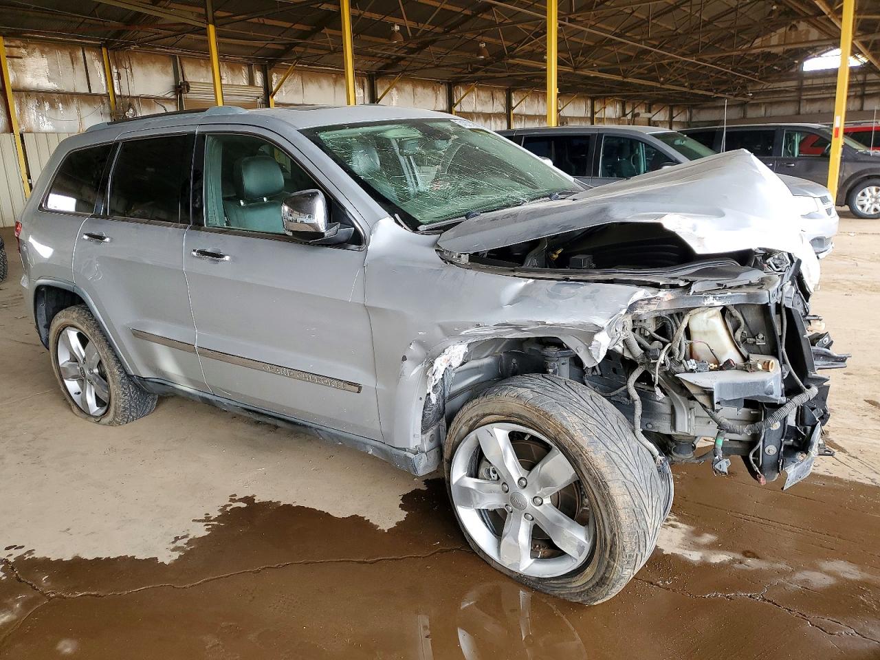 2012 Jeep Grand Cherokee Limited Silver vin: 1C4RJFBT6CC191800