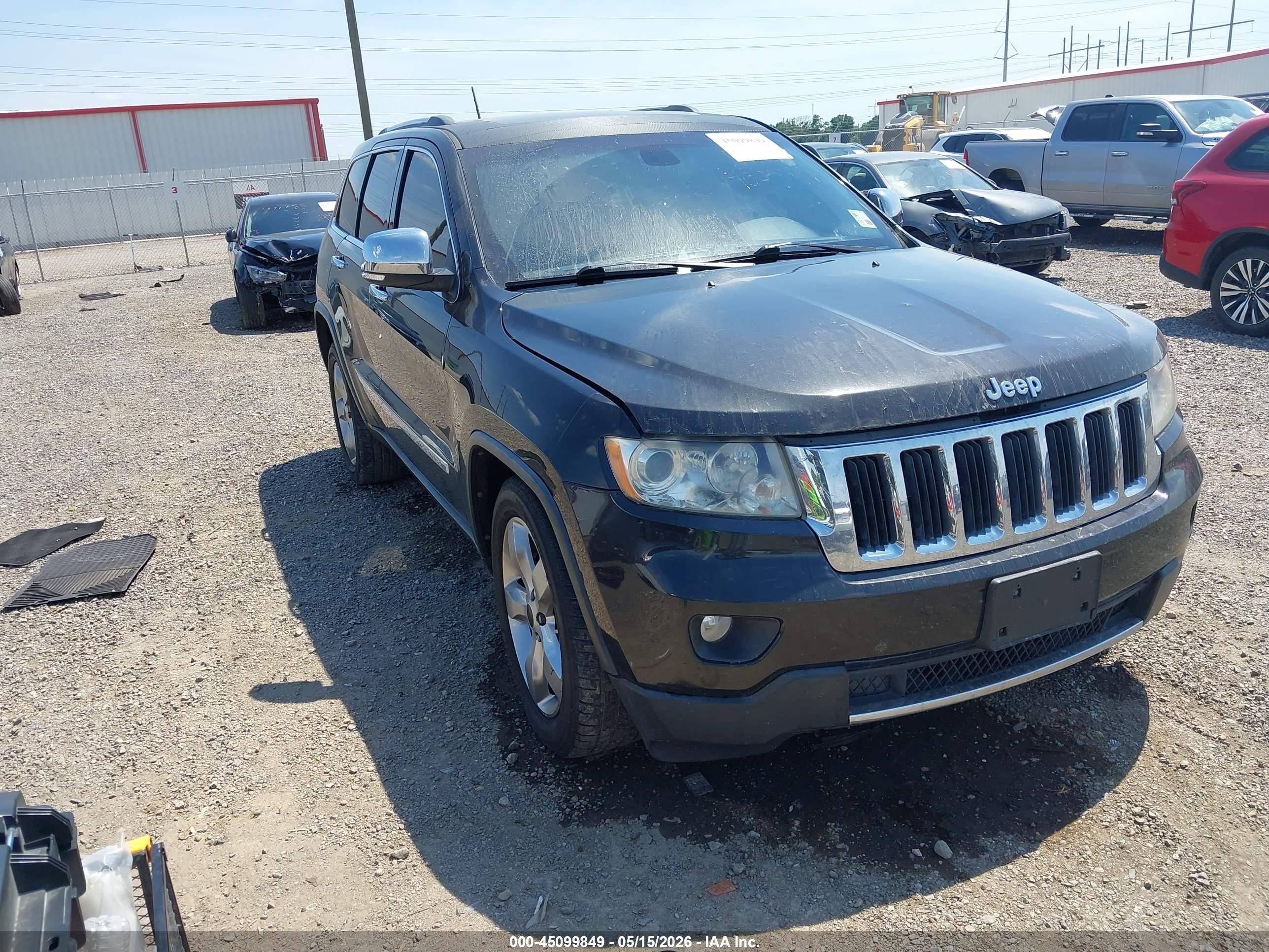 2013 Jeep Grand Cherokee Limited Black vin: 1C4RJFBT6DC641690