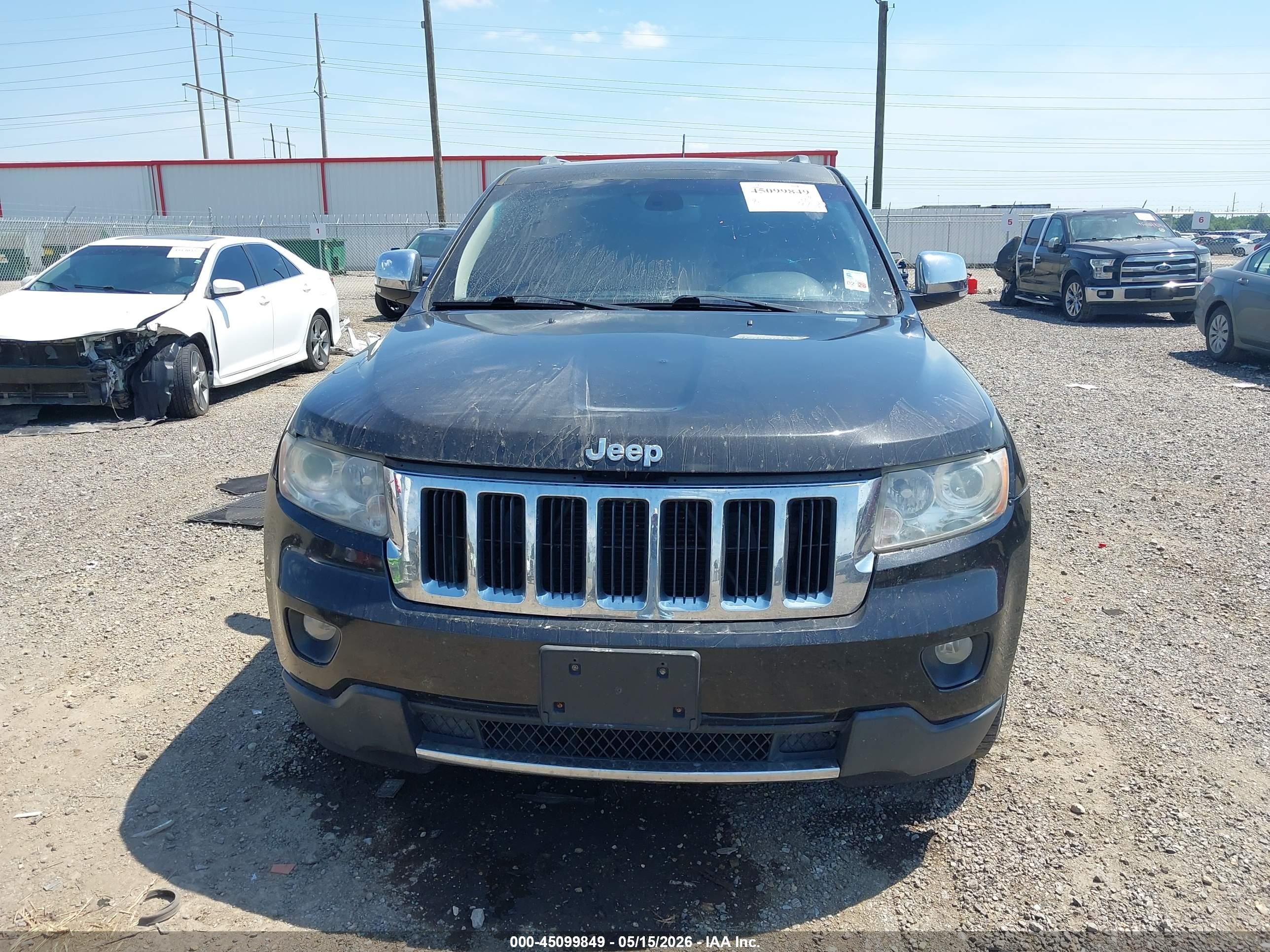 2013 Jeep Grand Cherokee Limited Black vin: 1C4RJFBT6DC641690