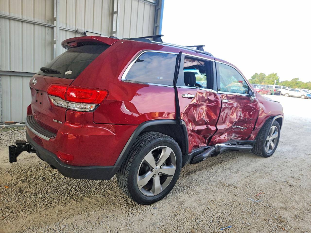 2014 Jeep Grand Cherokee Limited Burgundy vin: 1C4RJFBT6EC187538