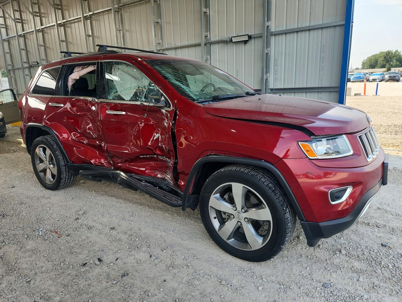 2014 Jeep Grand Cherokee Limited Burgundy vin: 1C4RJFBT6EC187538