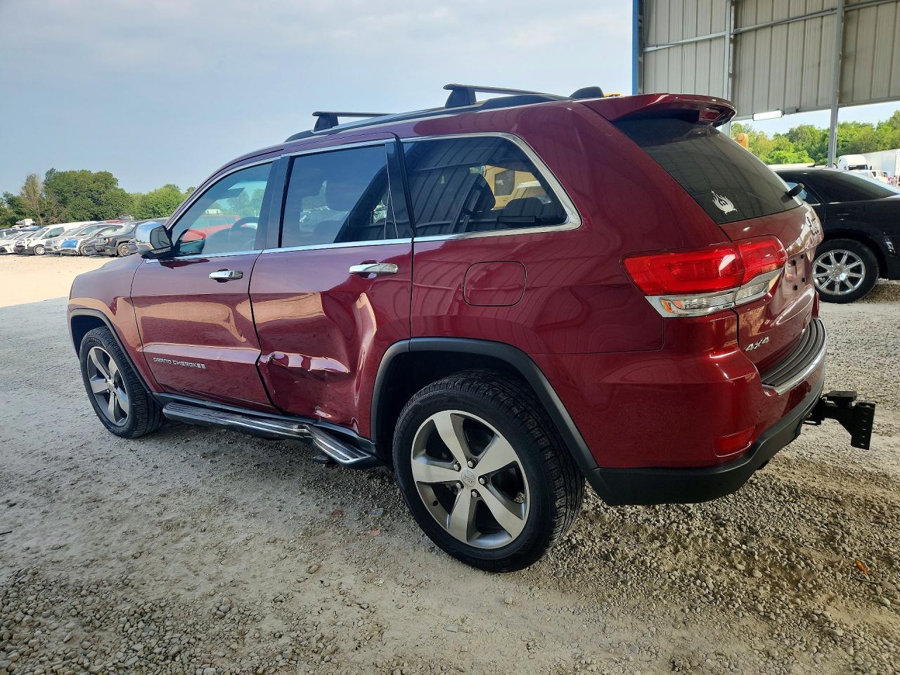2014 Jeep Grand Cherokee Limited Burgundy vin: 1C4RJFBT6EC187538