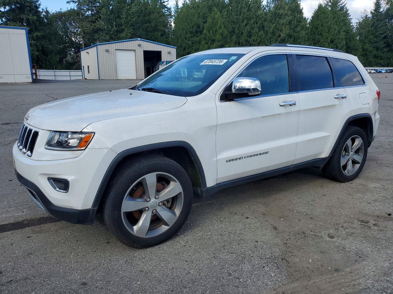 2014 Jeep Grand Cherokee Limited White vin: 1C4RJFBT6EC255028