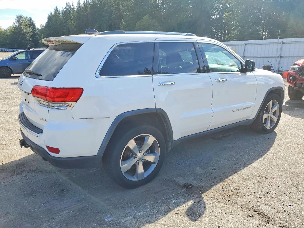 2014 Jeep Grand Cherokee Limited White vin: 1C4RJFBT6EC255028