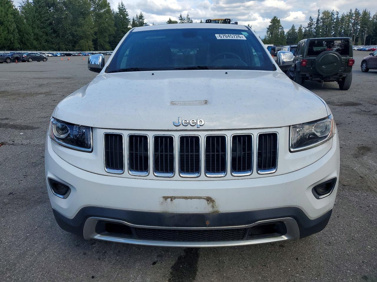 2014 Jeep Grand Cherokee Limited White vin: 1C4RJFBT6EC255028