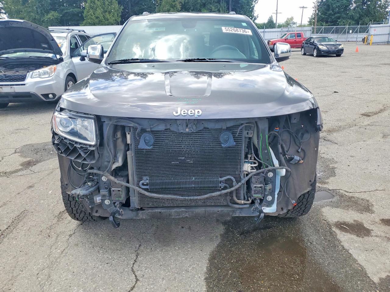 2014 Jeep Grand Cherokee Limited Gray vin: 1C4RJFBT6EC338796