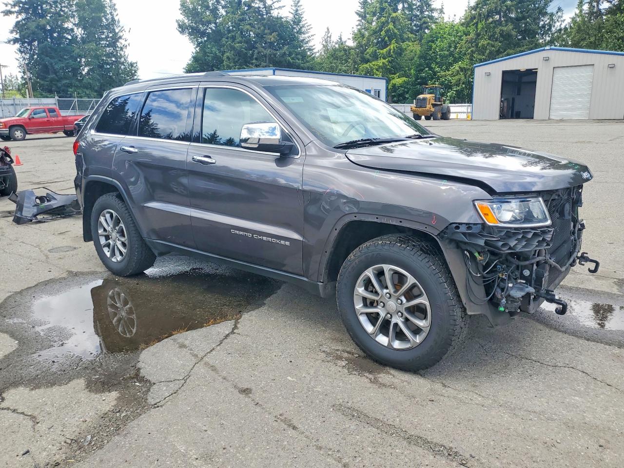2014 Jeep Grand Cherokee Limited Gray vin: 1C4RJFBT6EC338796