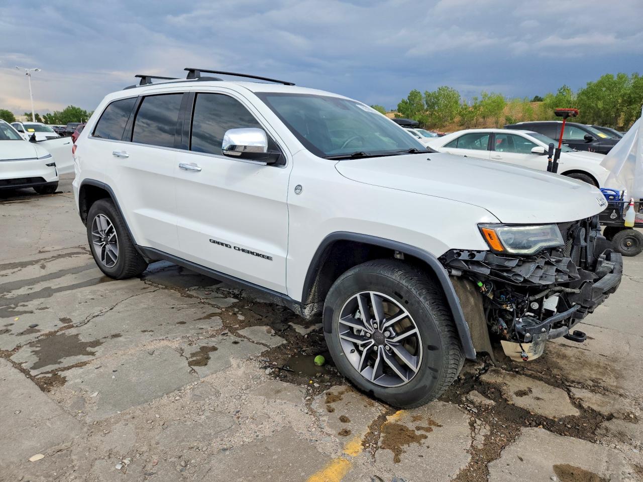 2021 Jeep Grand Cherokee Limited Белый vin: 1C4RJFBT6MC613274