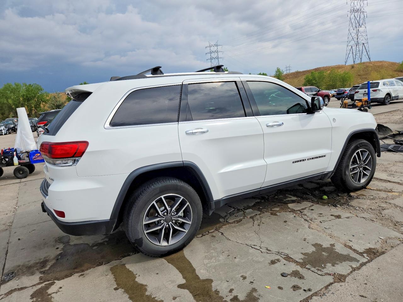 2021 Jeep Grand Cherokee Limited Белый vin: 1C4RJFBT6MC613274