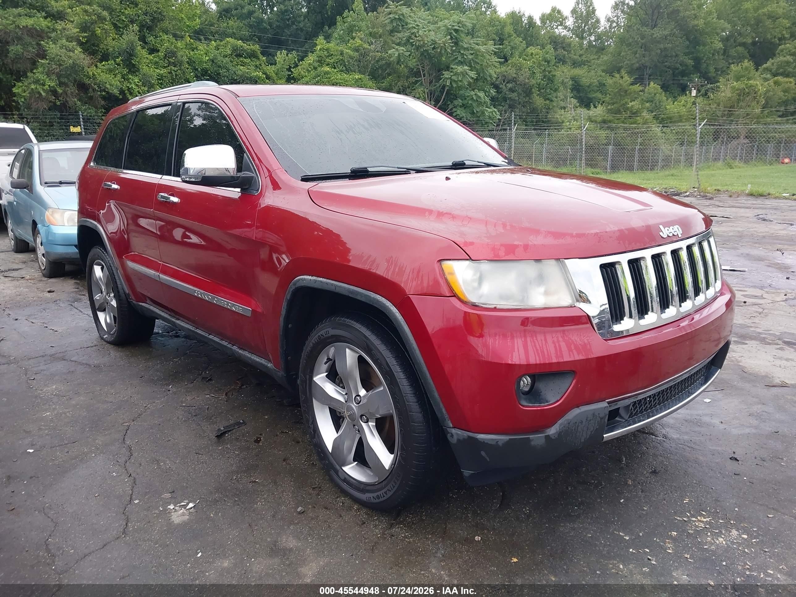 2012 Jeep Grand Cherokee Limited Red vin: 1C4RJFBT7CC166162