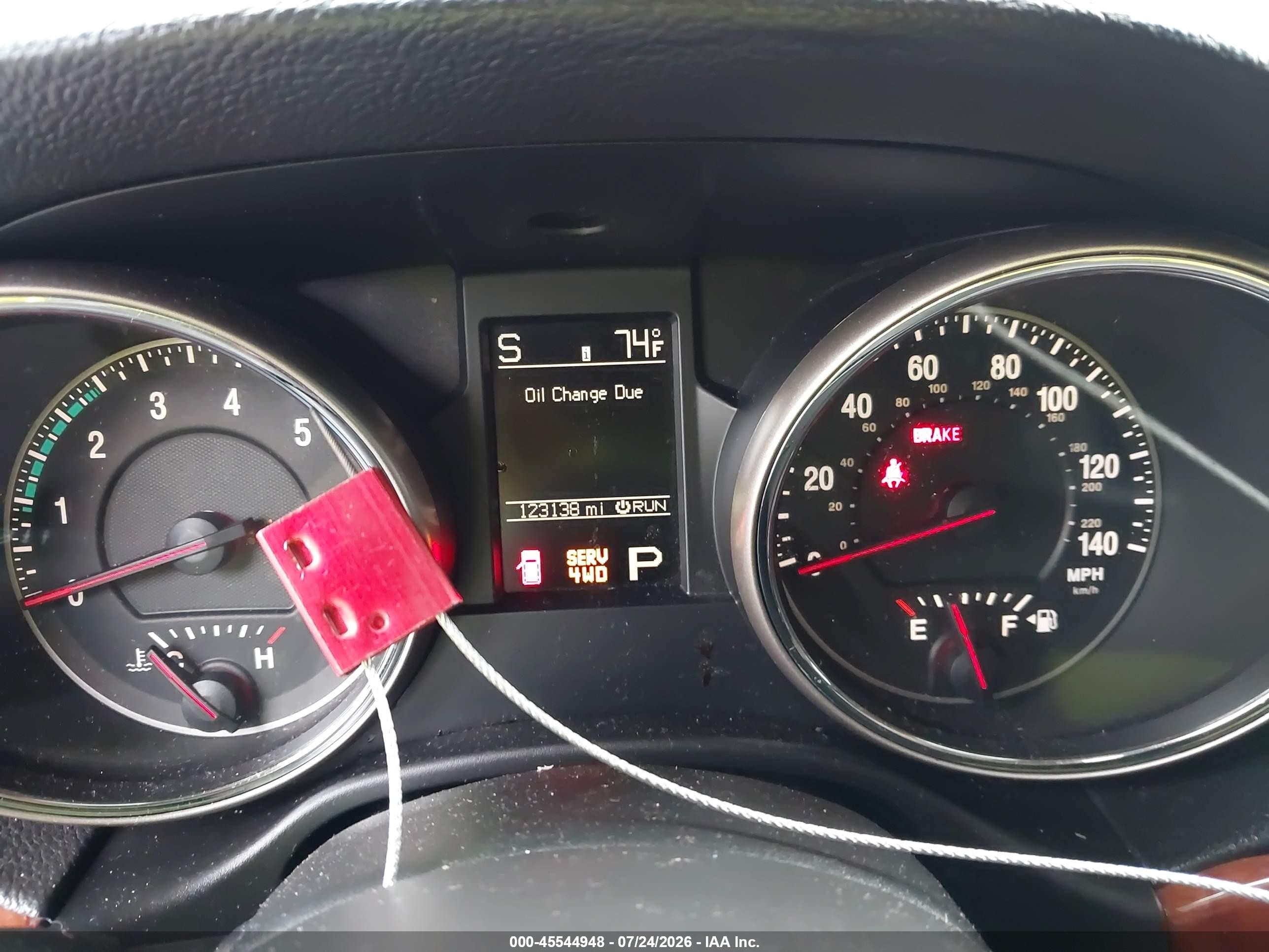 2012 Jeep Grand Cherokee Limited Red vin: 1C4RJFBT7CC166162