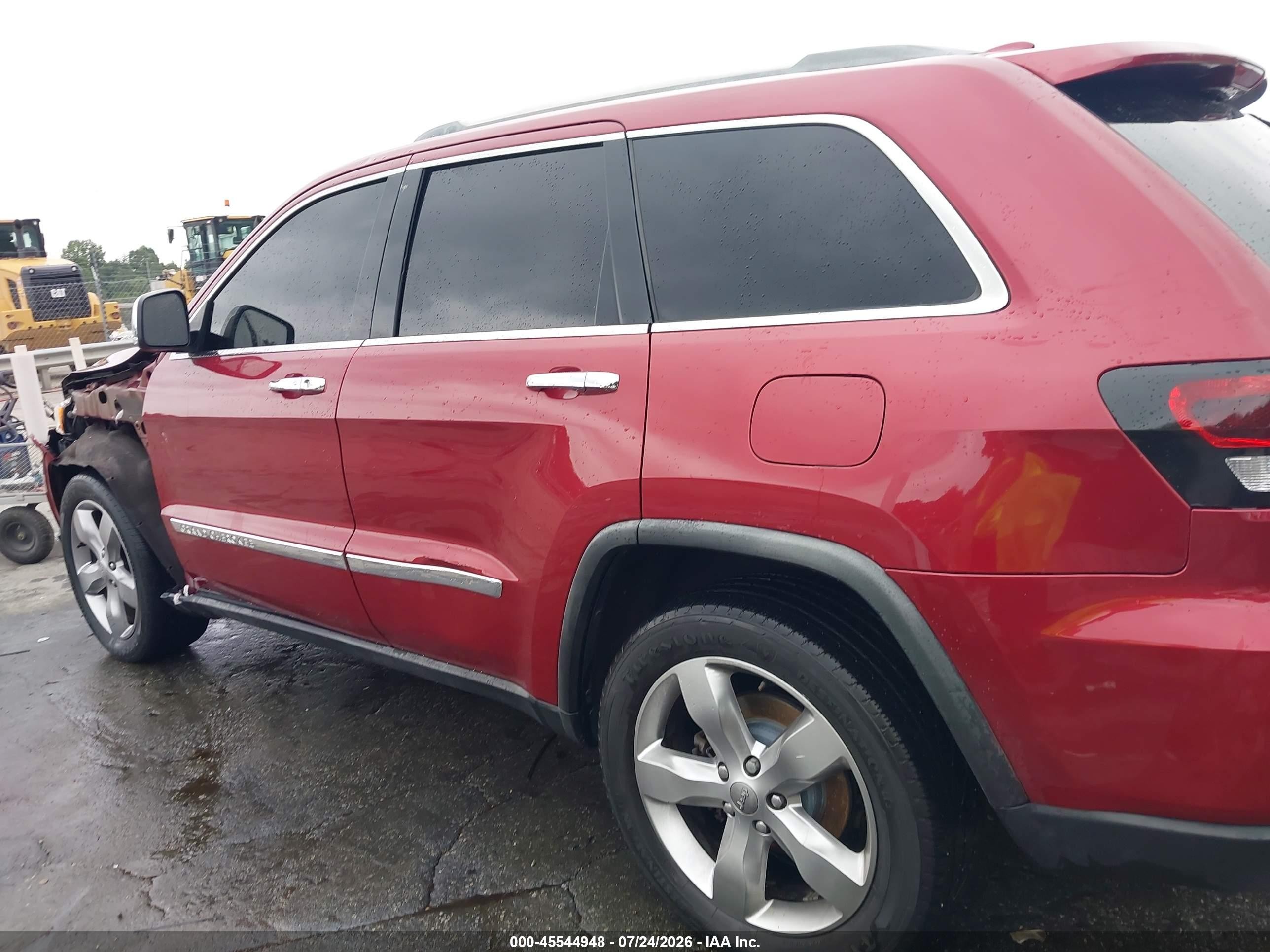 2012 Jeep Grand Cherokee Limited Red vin: 1C4RJFBT7CC166162