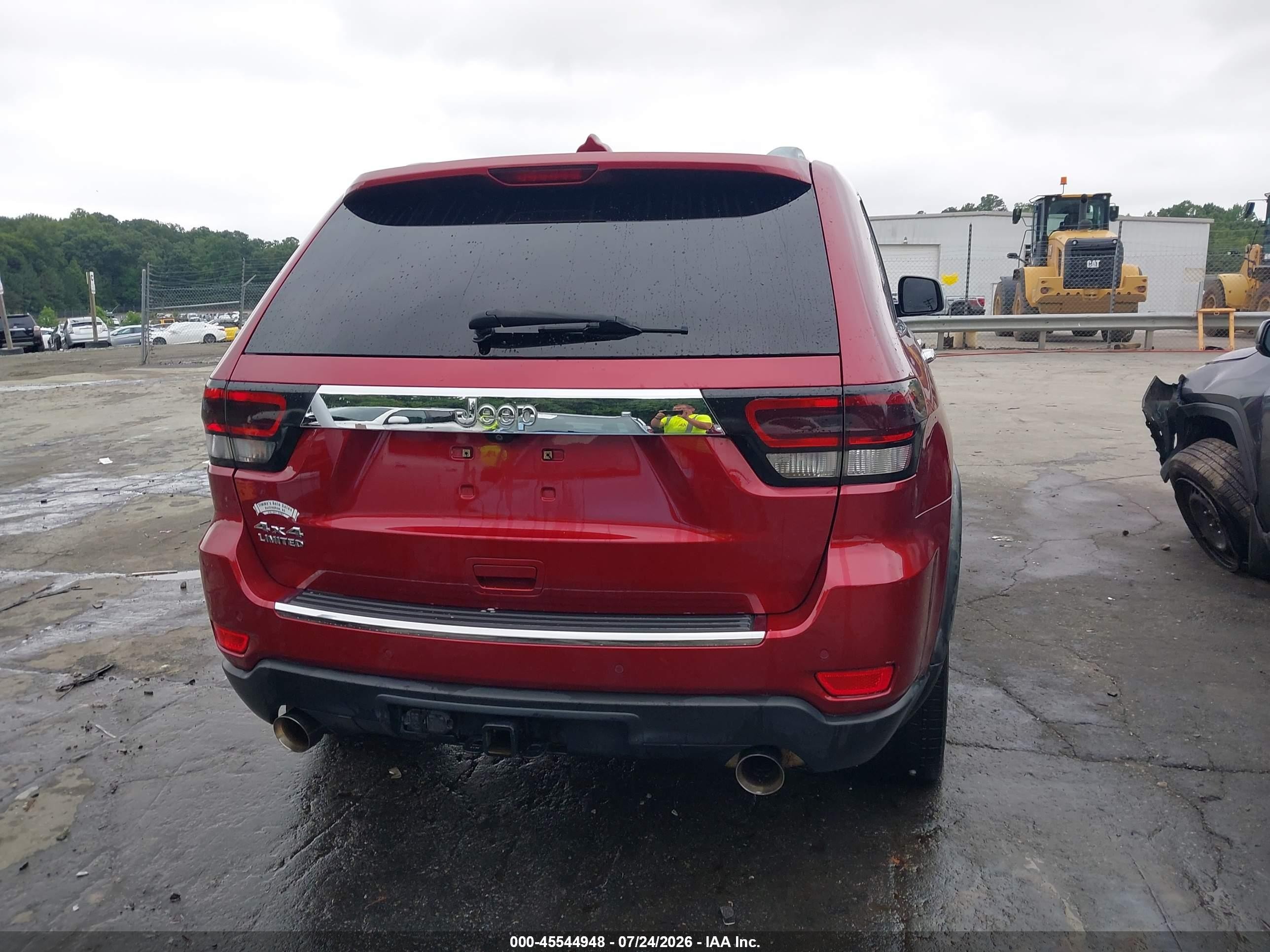 2012 Jeep Grand Cherokee Limited Red vin: 1C4RJFBT7CC166162