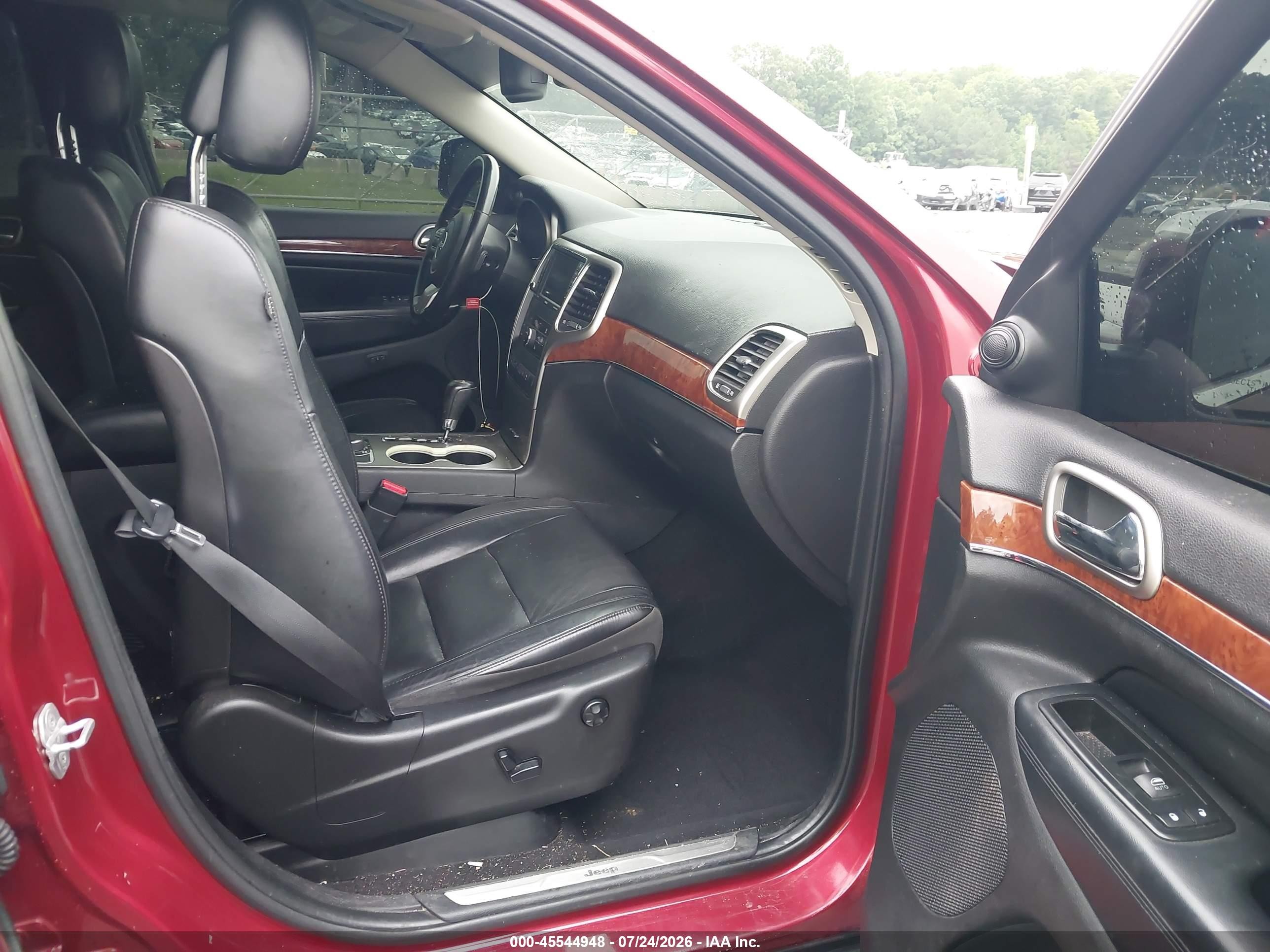 2012 Jeep Grand Cherokee Limited Red vin: 1C4RJFBT7CC166162