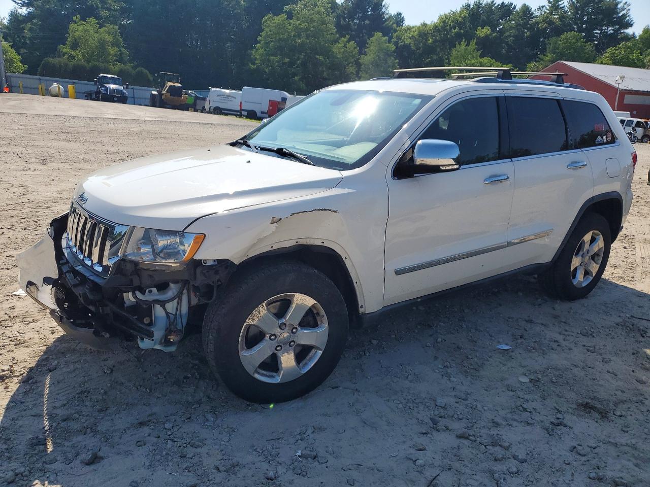 2012 Jeep Grand Cherokee Limited White vin: 1C4RJFBT7CC192969