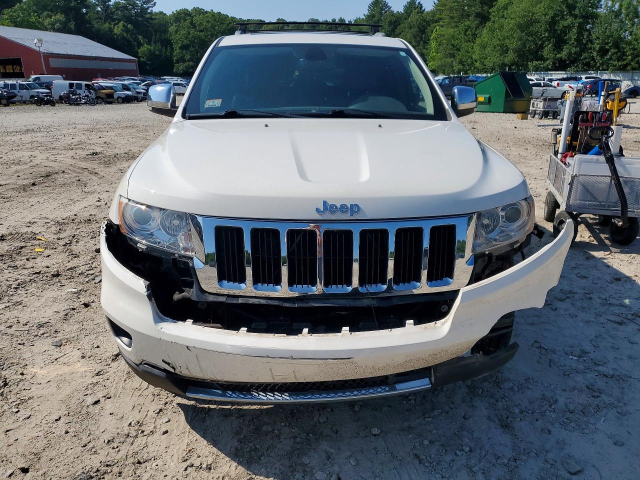 2012 Jeep Grand Cherokee Limited White vin: 1C4RJFBT7CC192969