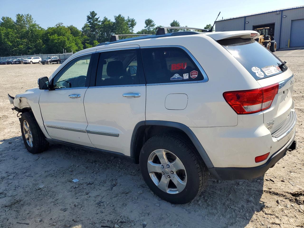 2012 Jeep Grand Cherokee Limited White vin: 1C4RJFBT7CC192969