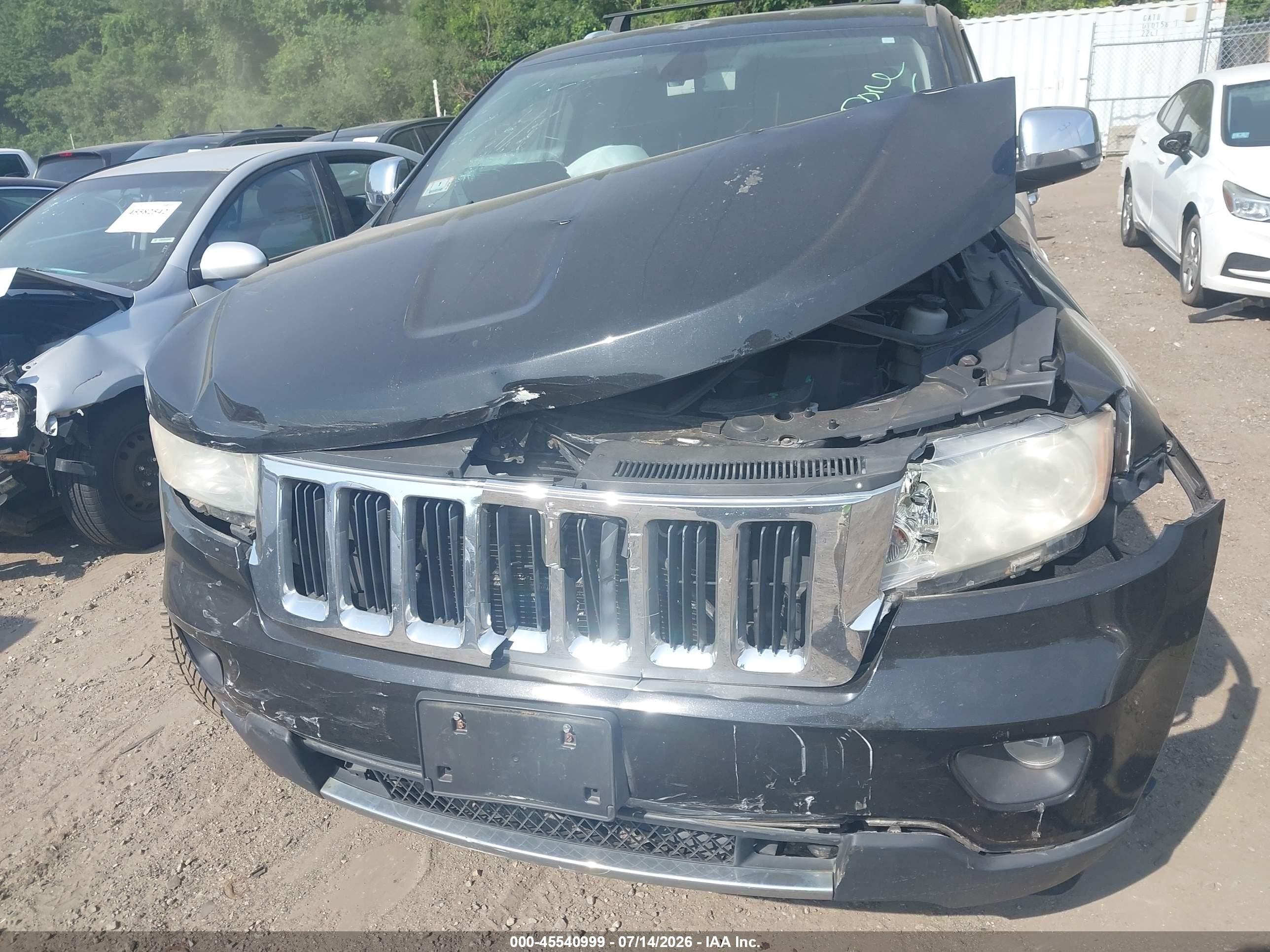2012 Jeep Grand Cherokee Limited Black vin: 1C4RJFBT7CC204103