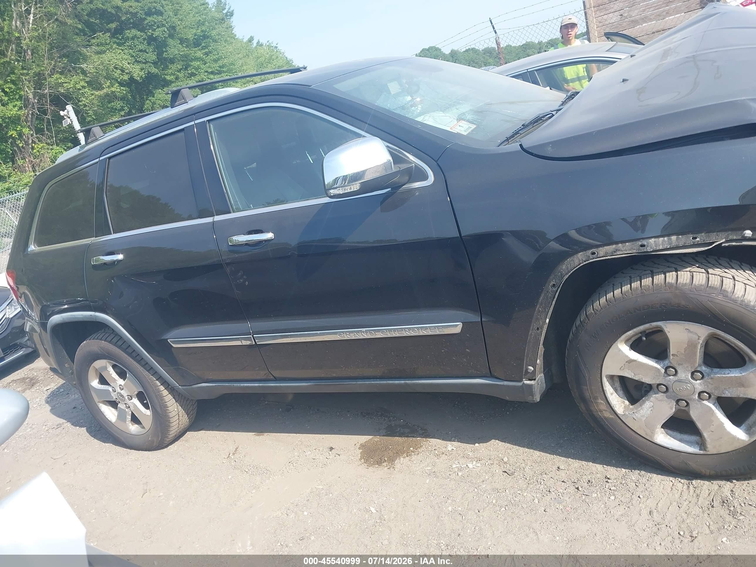 2012 Jeep Grand Cherokee Limited Black vin: 1C4RJFBT7CC204103