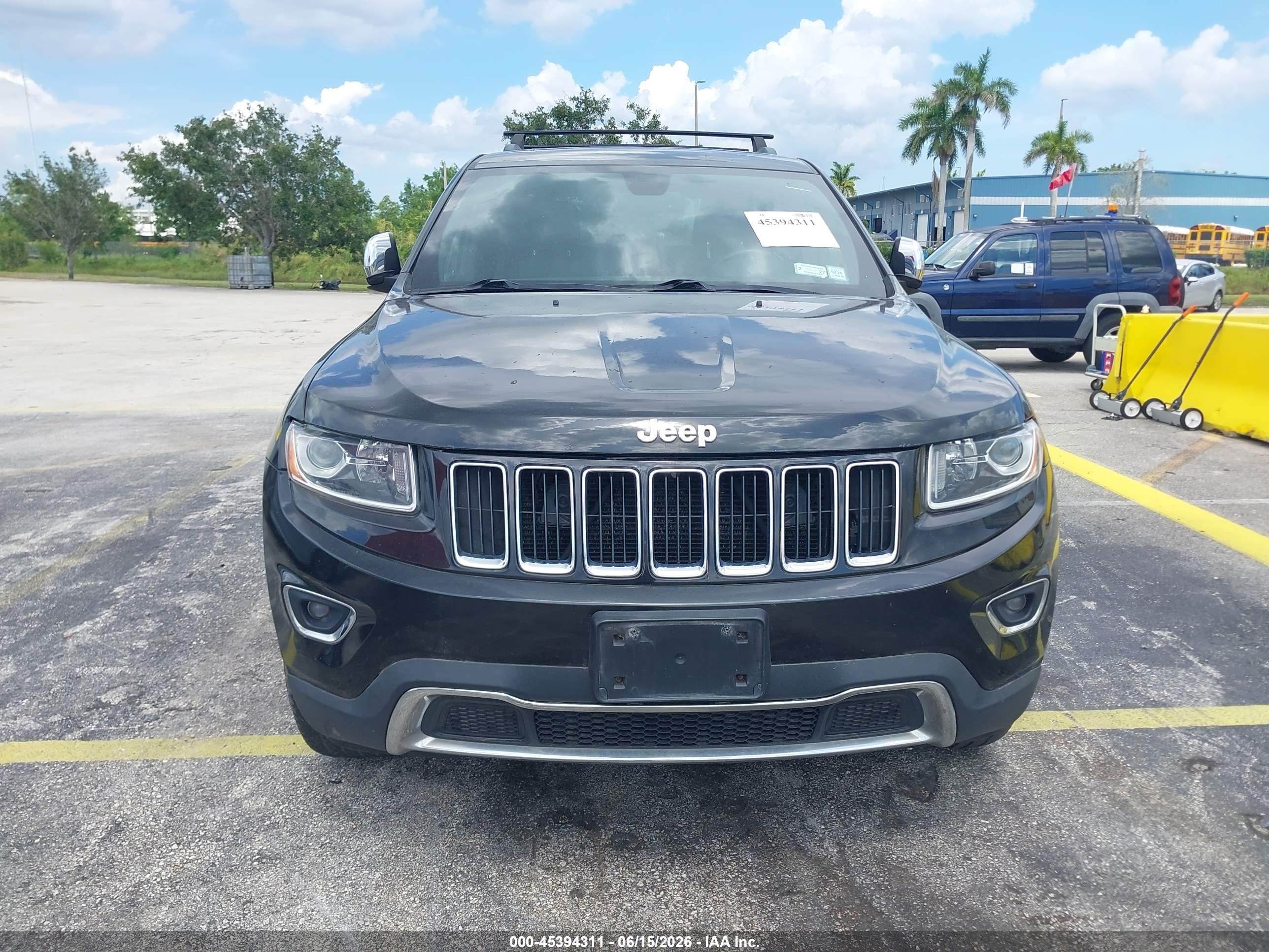 2014 Jeep Grand Cherokee Limited Black vin: 1C4RJFBT7EC121919