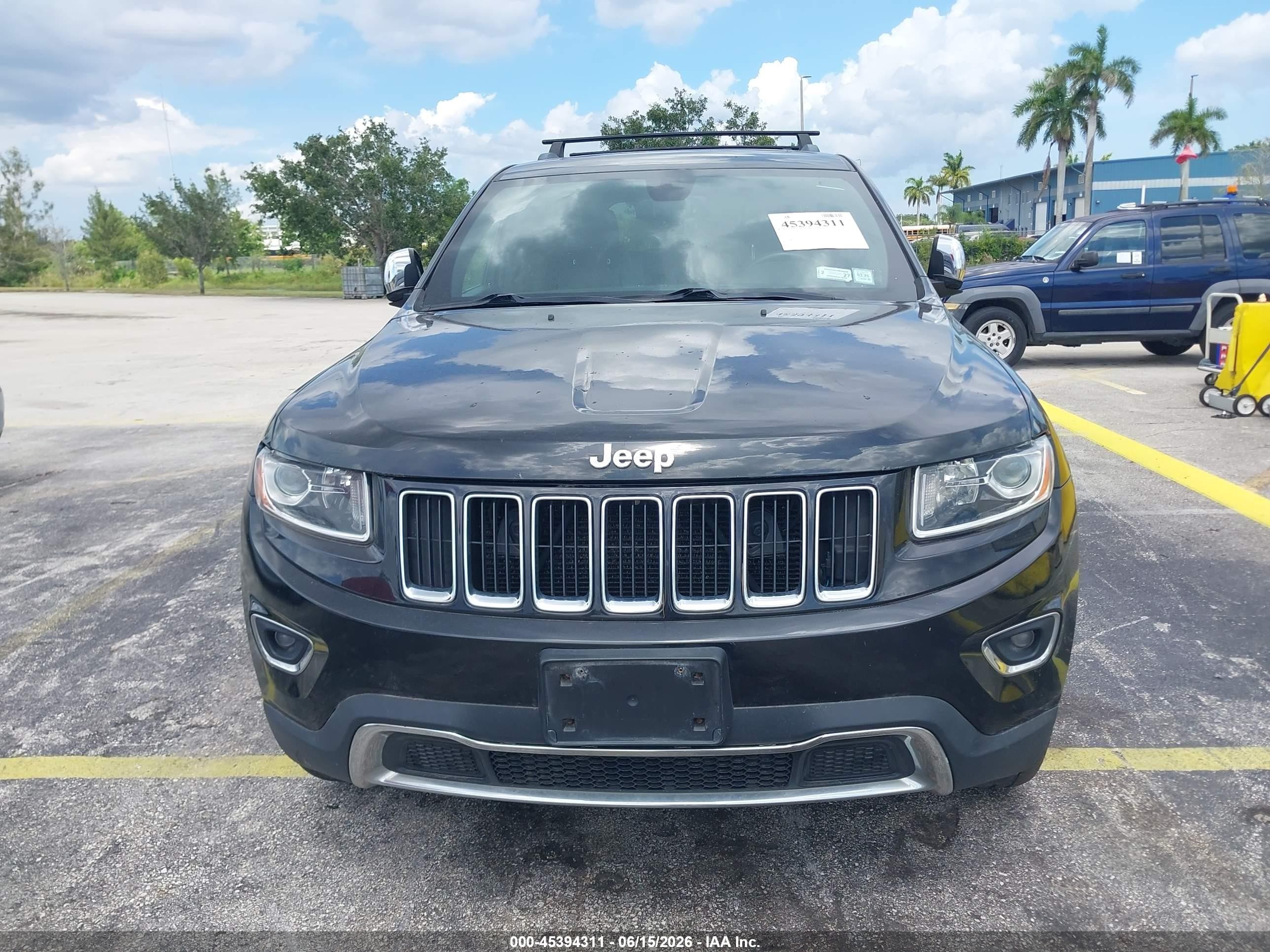2014 Jeep Grand Cherokee Limited Black vin: 1C4RJFBT7EC121919
