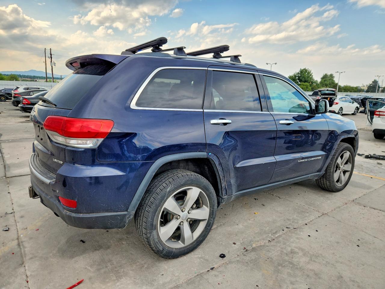 2014 Jeep Grand Cherokee Limited Blue vin: 1C4RJFBT7EC127932