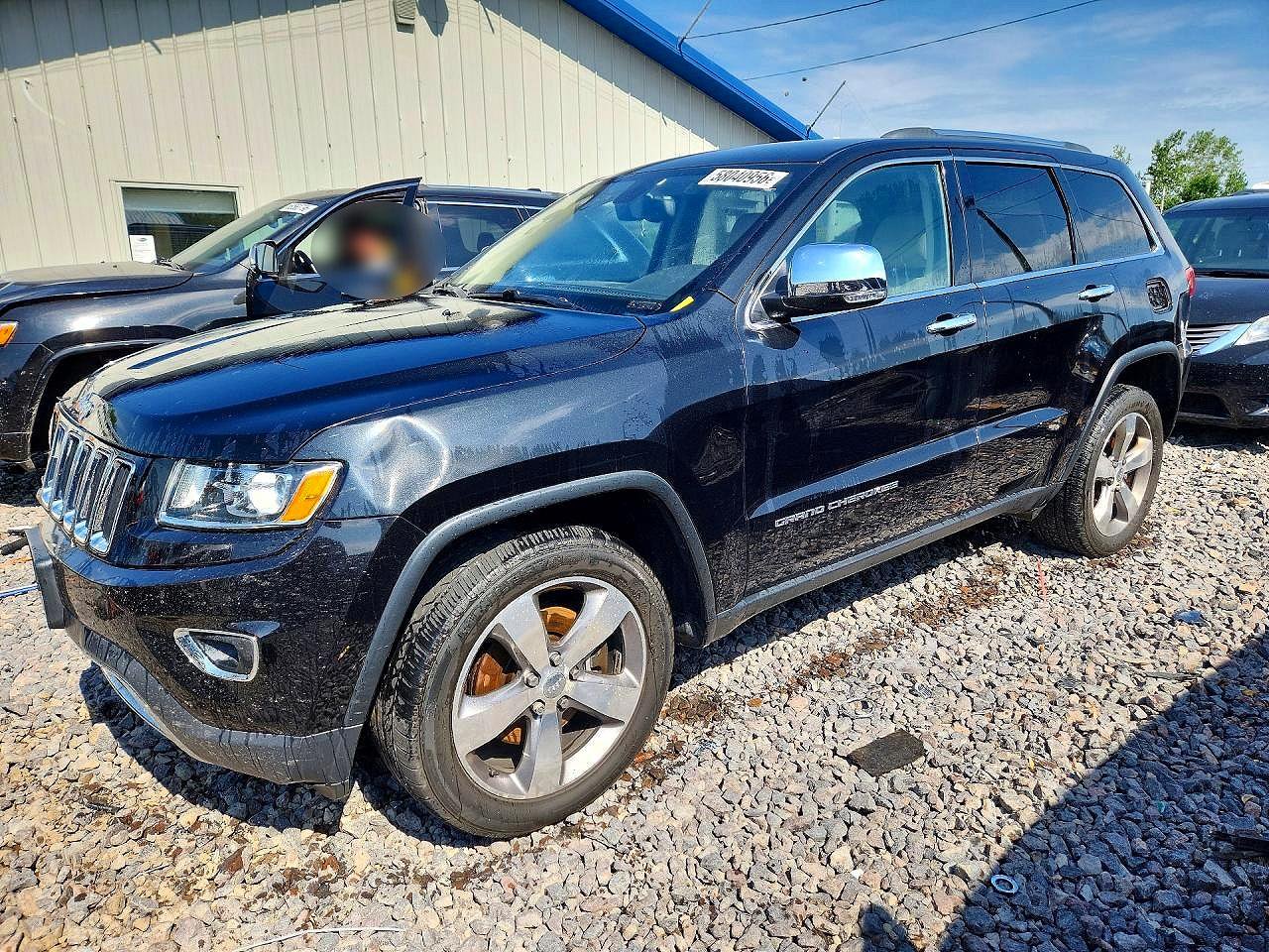 2014 Jeep Grand Cherokee Limited Black vin: 1C4RJFBT7EC128403