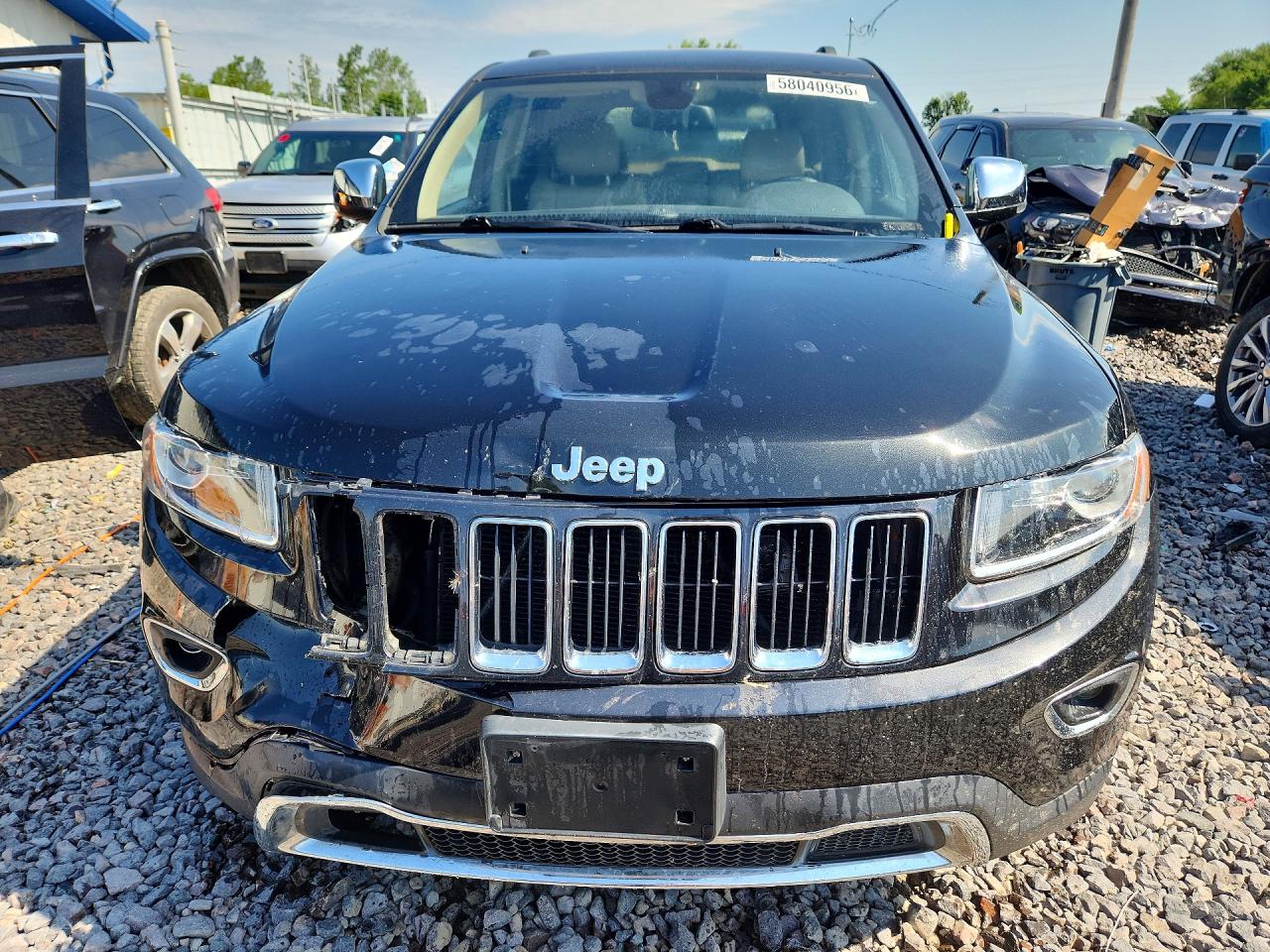2014 Jeep Grand Cherokee Limited Black vin: 1C4RJFBT7EC128403