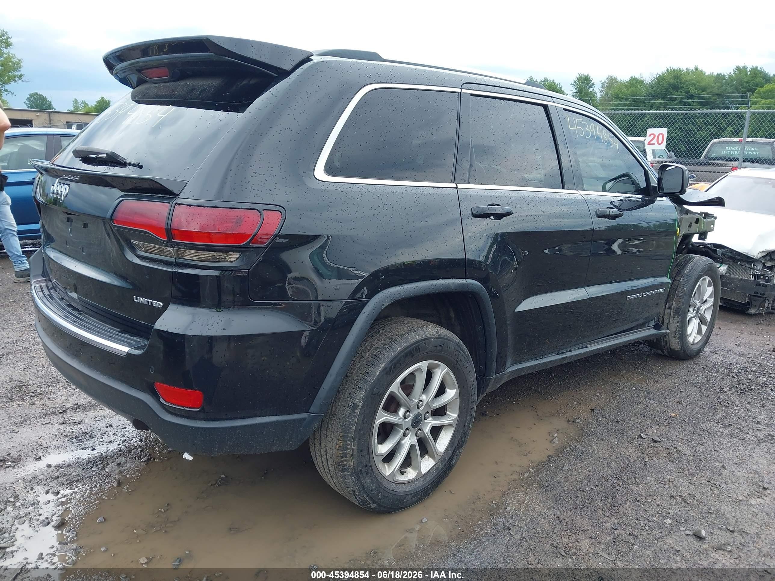 2014 Jeep Grand Cherokee Limited Black vin: 1C4RJFBT7EC151745