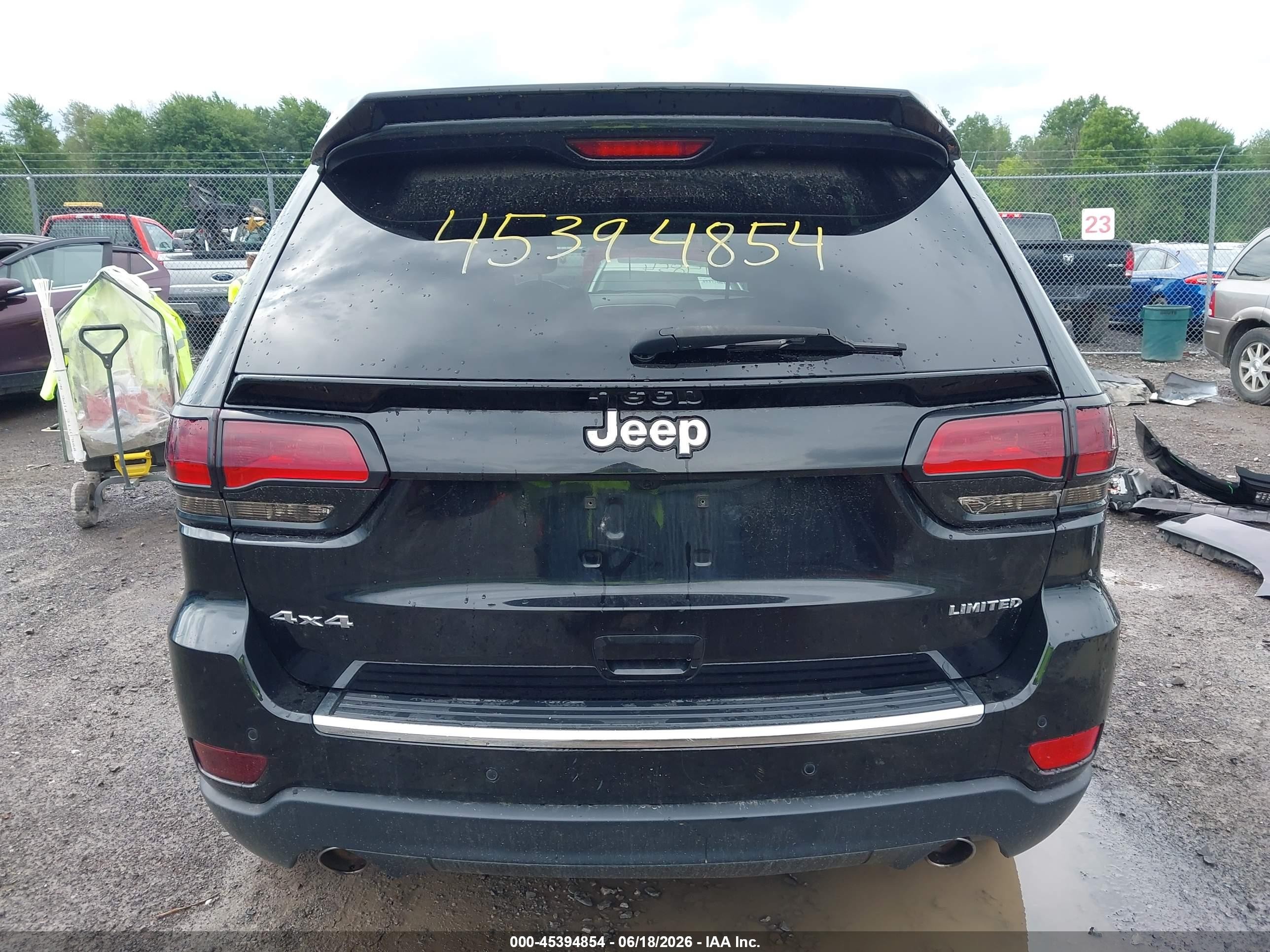 2014 Jeep Grand Cherokee Limited Black vin: 1C4RJFBT7EC151745