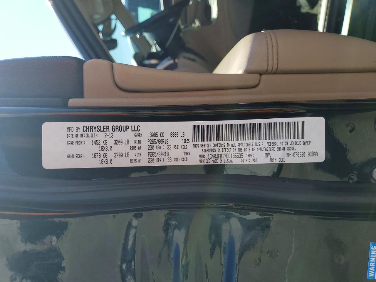 2014 Jeep Grand Cherokee Limited Black vin: 1C4RJFBT7EC195535