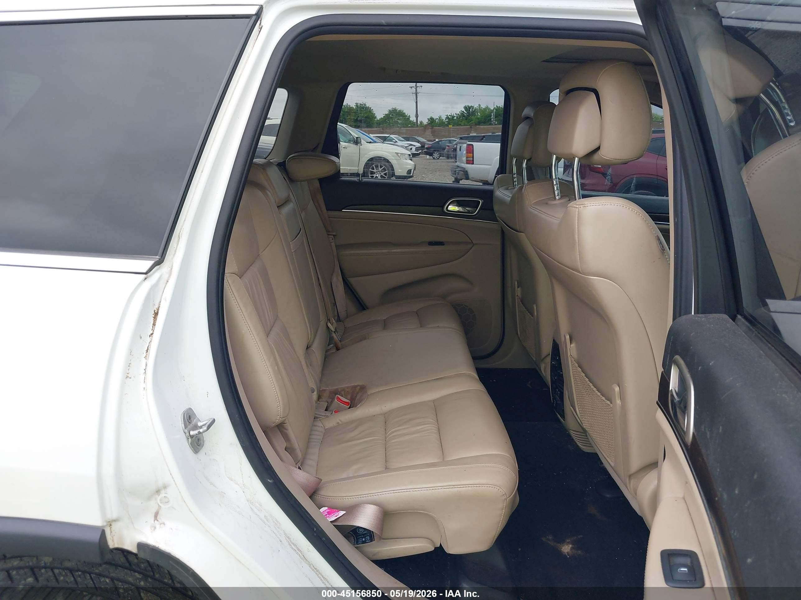 2014 Jeep Grand Cherokee Limited White vin: 1C4RJFBT7EC241073