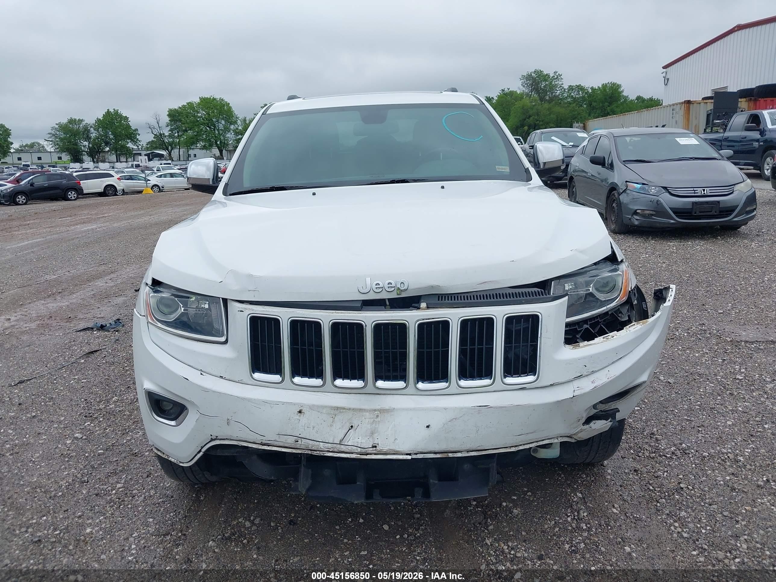 2014 Jeep Grand Cherokee Limited White vin: 1C4RJFBT7EC241073