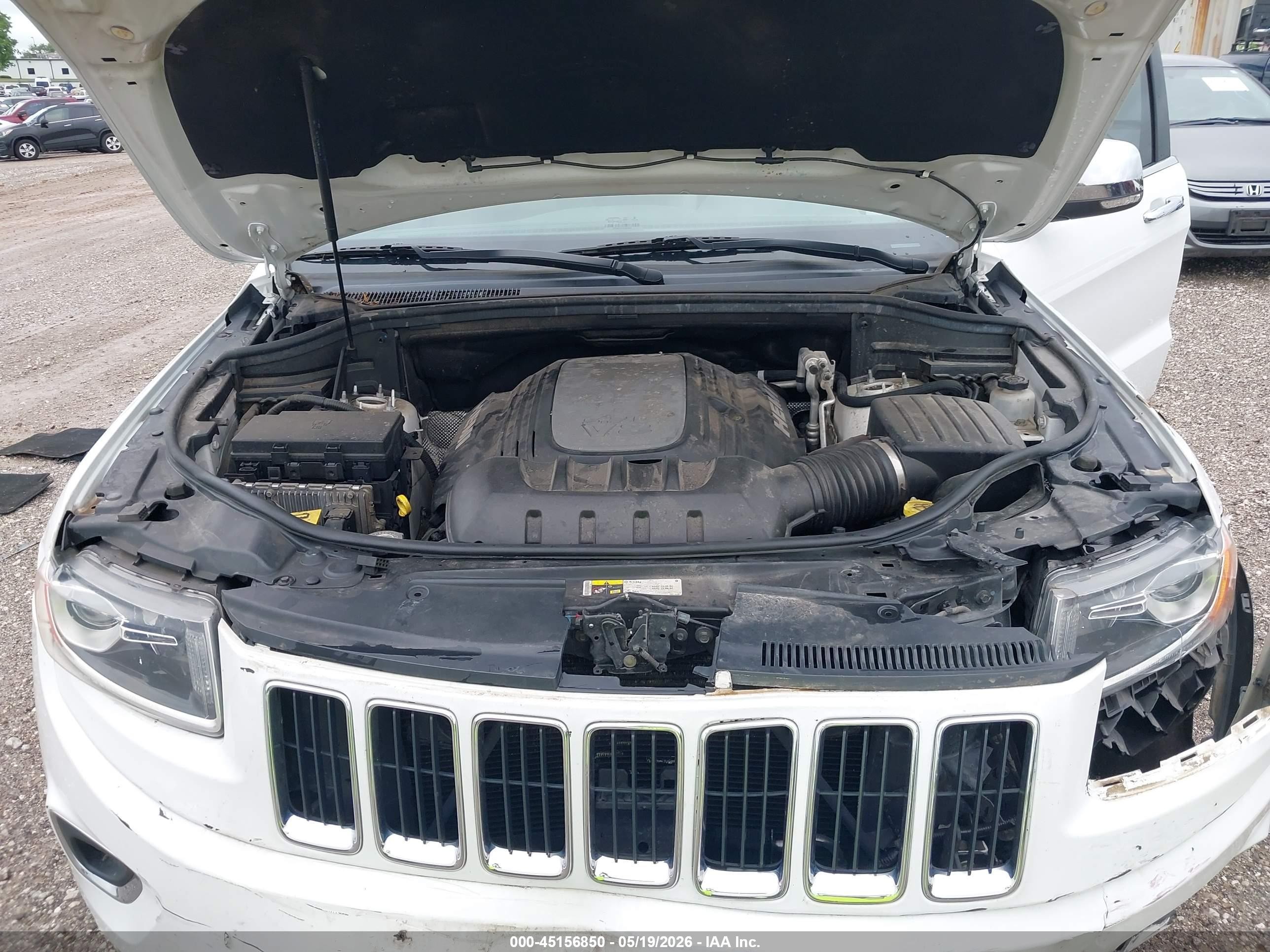 2014 Jeep Grand Cherokee Limited White vin: 1C4RJFBT7EC241073