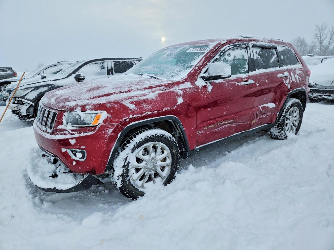 2014 Jeep Grand Cherokee Limited Red vin: 1C4RJFBT7EC244278