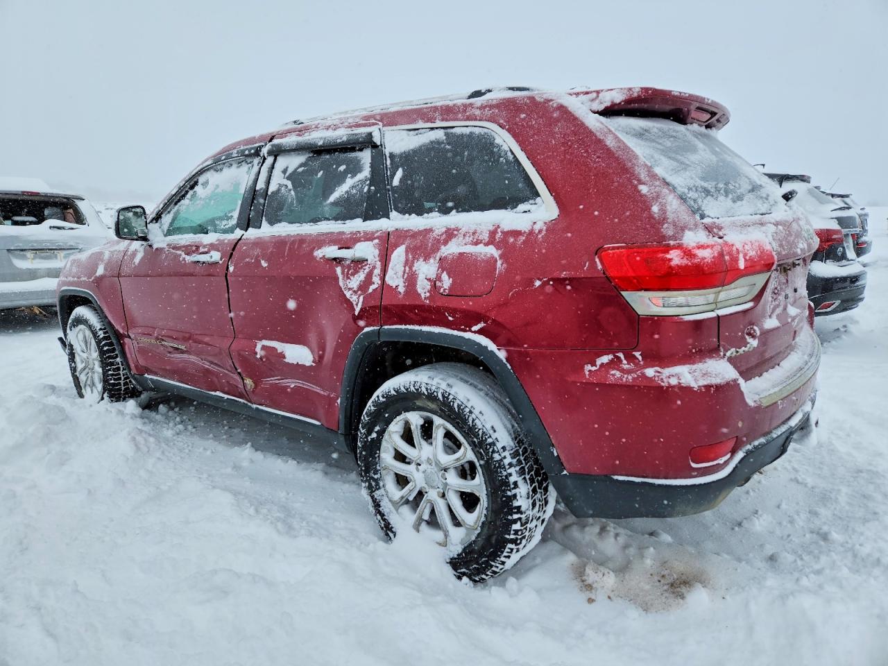 2014 Jeep Grand Cherokee Limited Red vin: 1C4RJFBT7EC244278