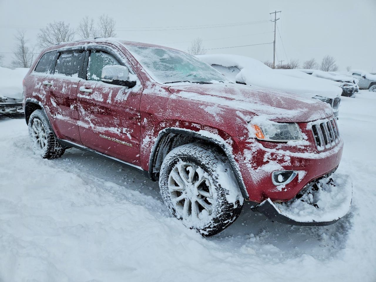 2014 Jeep Grand Cherokee Limited Red vin: 1C4RJFBT7EC244278
