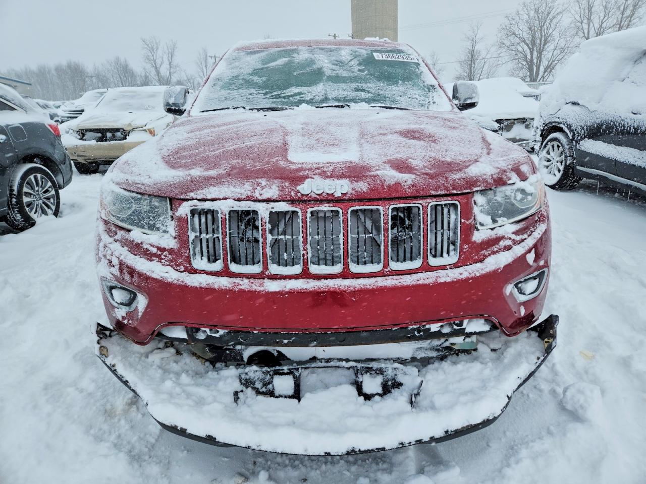2014 Jeep Grand Cherokee Limited Red vin: 1C4RJFBT7EC244278