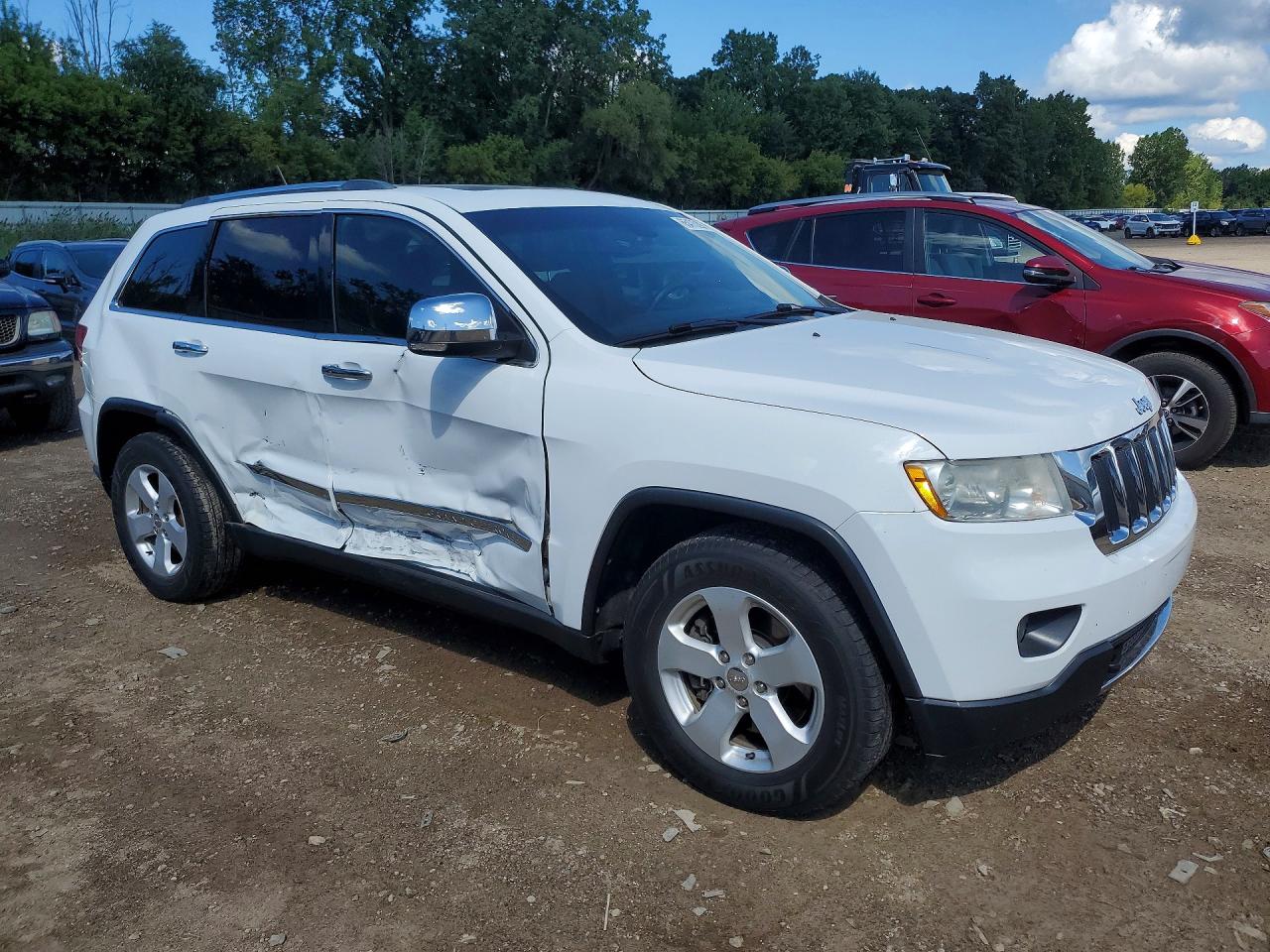 2013 Jeep Grand Cherokee Limited Белый vin: 1C4RJFBT8DC525536