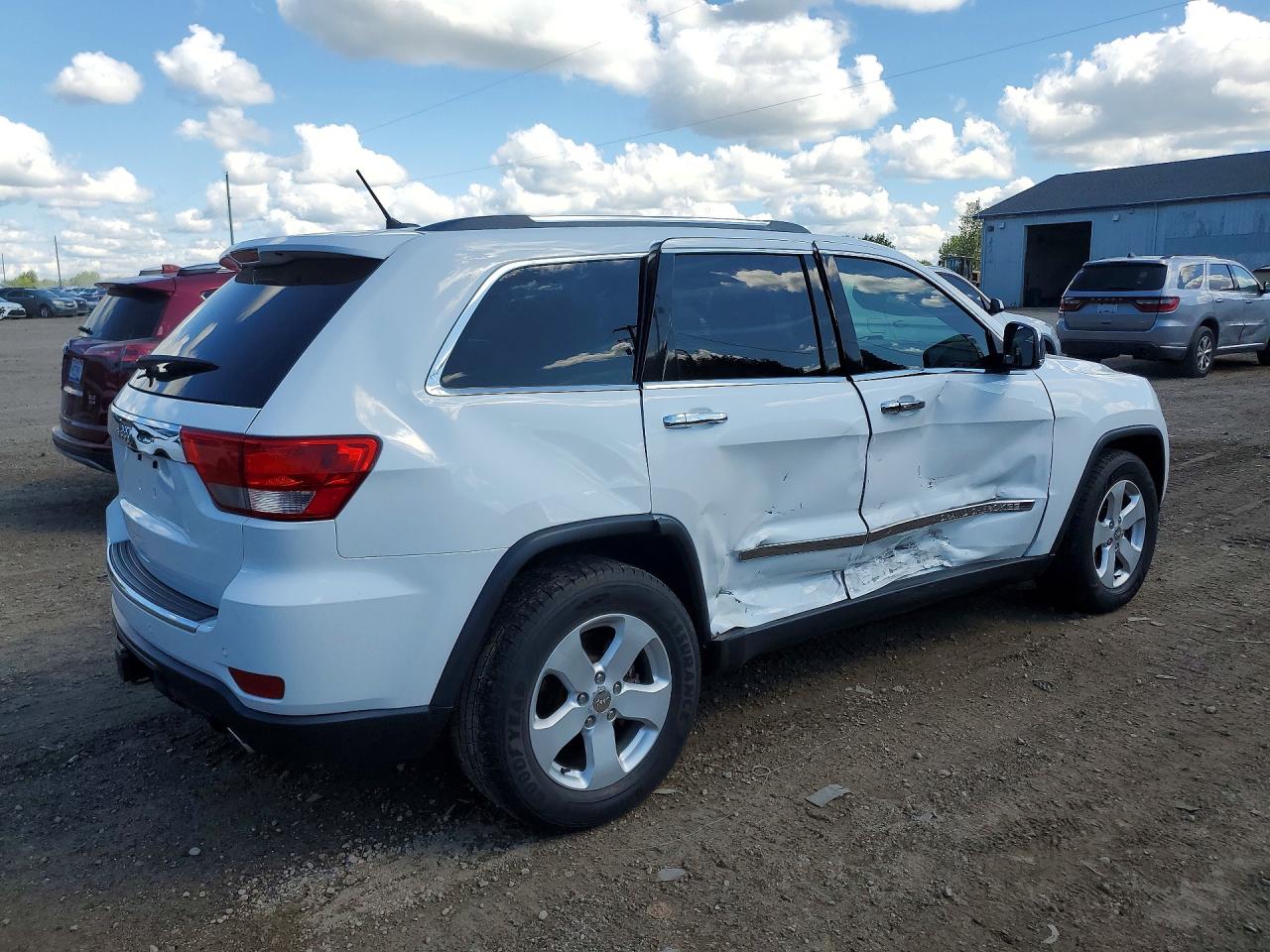 2013 Jeep Grand Cherokee Limited Белый vin: 1C4RJFBT8DC525536