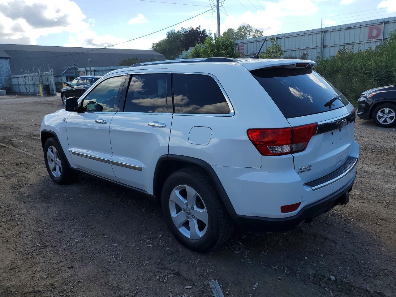 2013 Jeep Grand Cherokee Limited Белый vin: 1C4RJFBT8DC525536