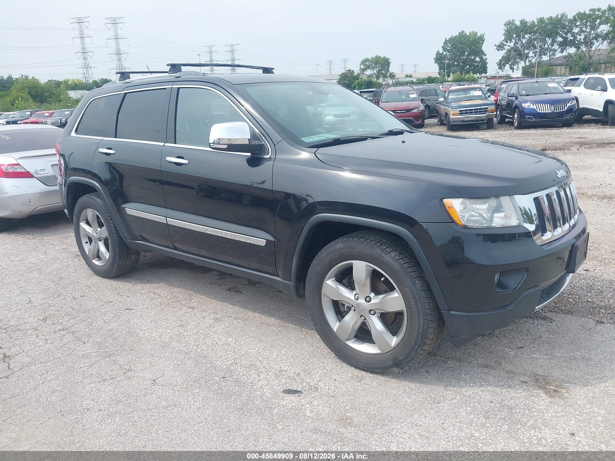 2013 Jeep Grand Cherokee Limited Gray vin: 1C4RJFBT8DC573103