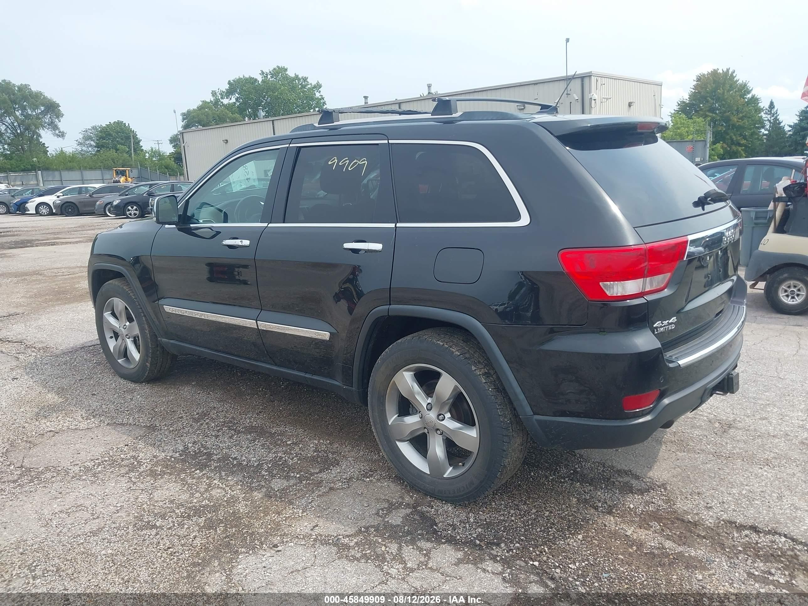 2013 Jeep Grand Cherokee Limited Gray vin: 1C4RJFBT8DC573103