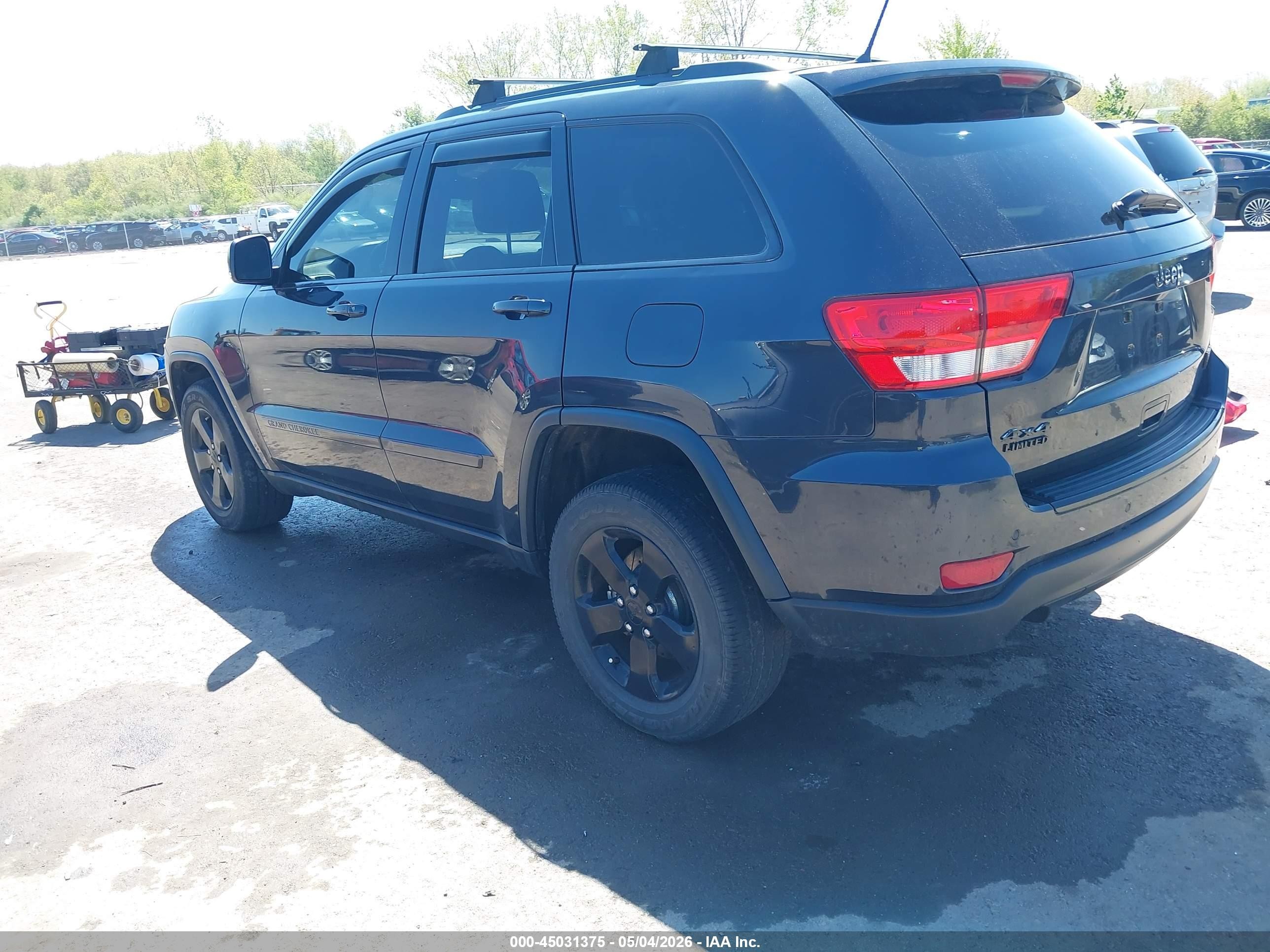2013 Jeep Grand Cherokee Limited Серый vin: 1C4RJFBT8DC656448