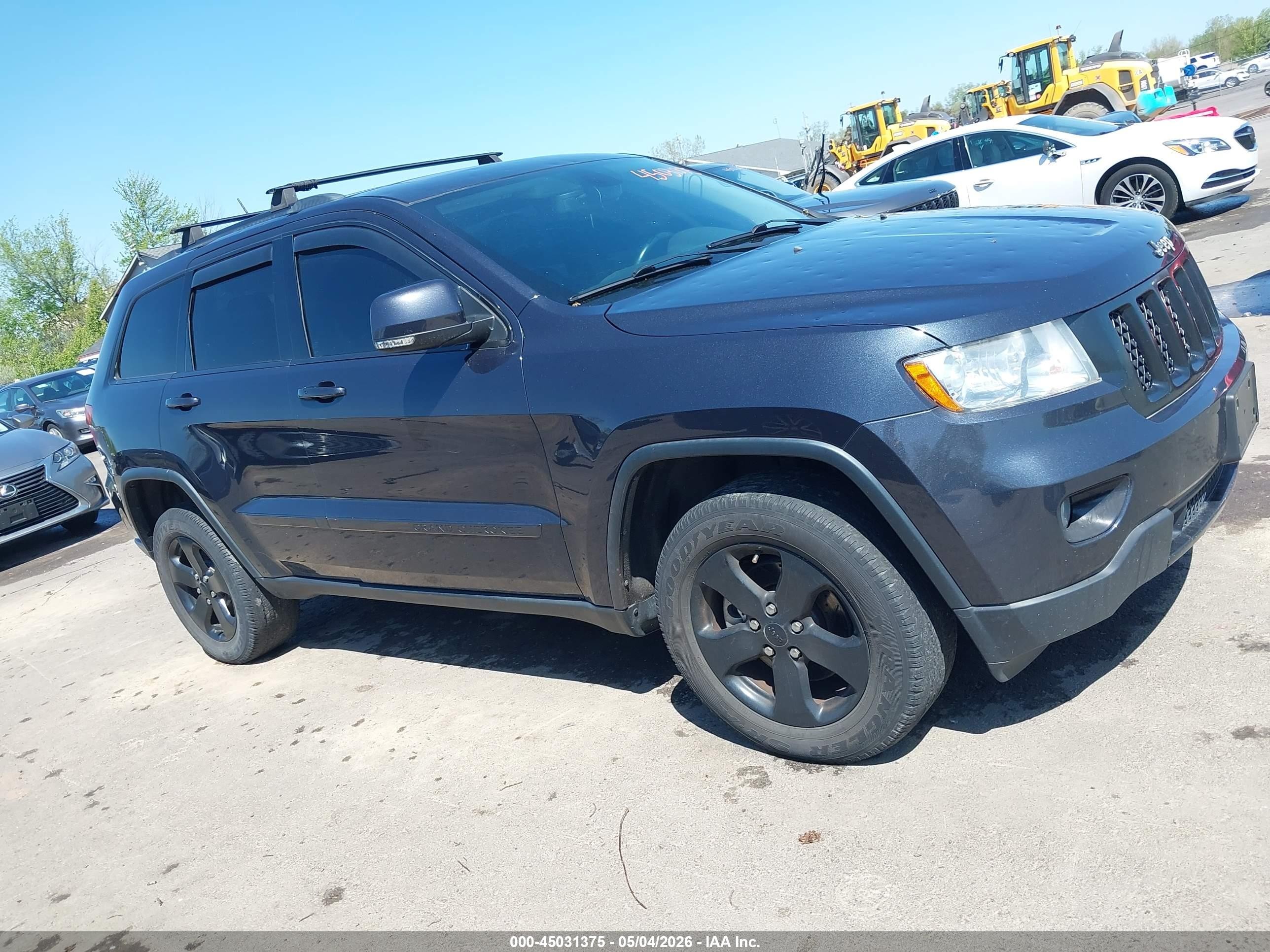 2013 Jeep Grand Cherokee Limited Серый vin: 1C4RJFBT8DC656448