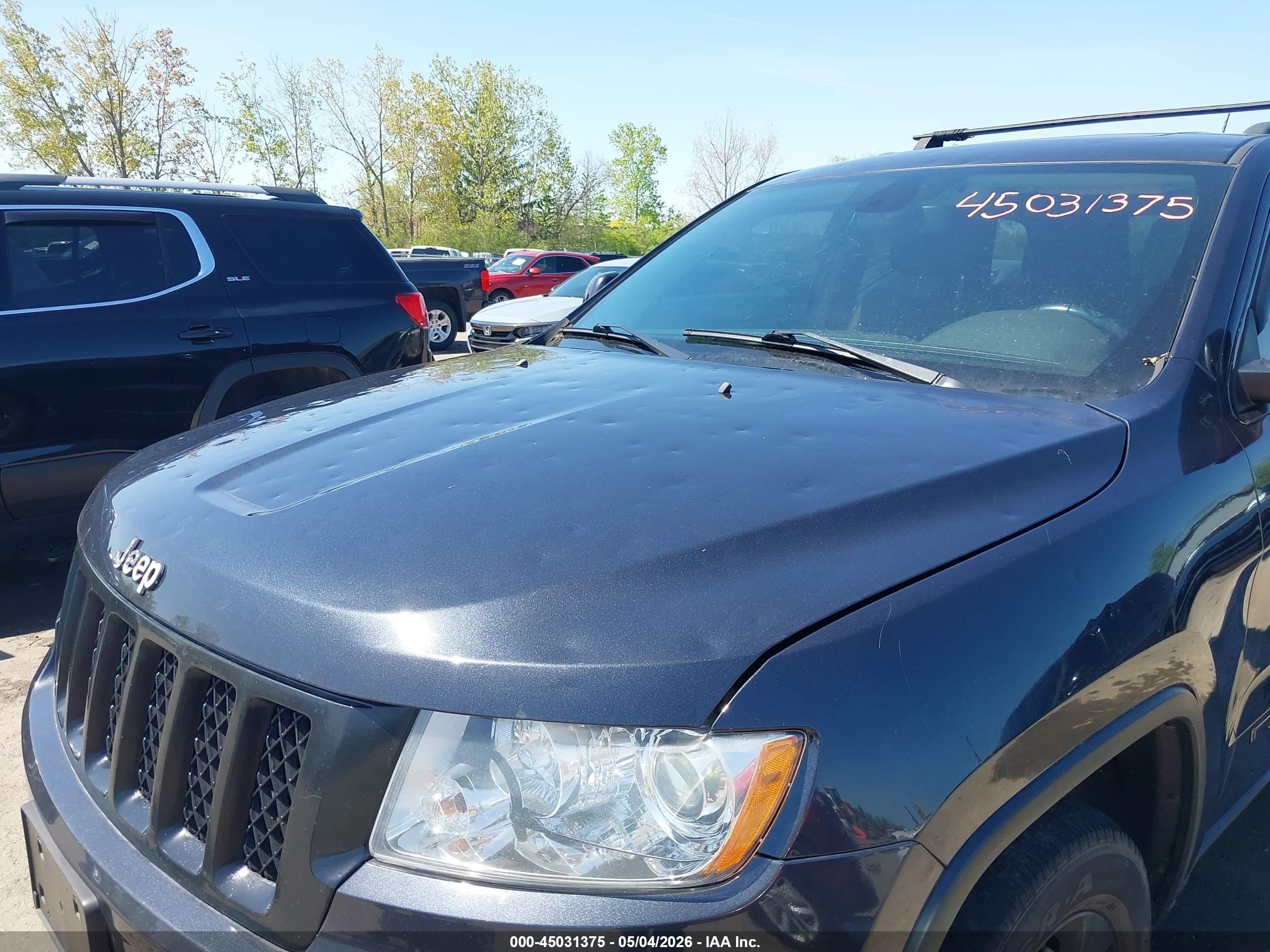 2013 Jeep Grand Cherokee Limited Серый vin: 1C4RJFBT8DC656448