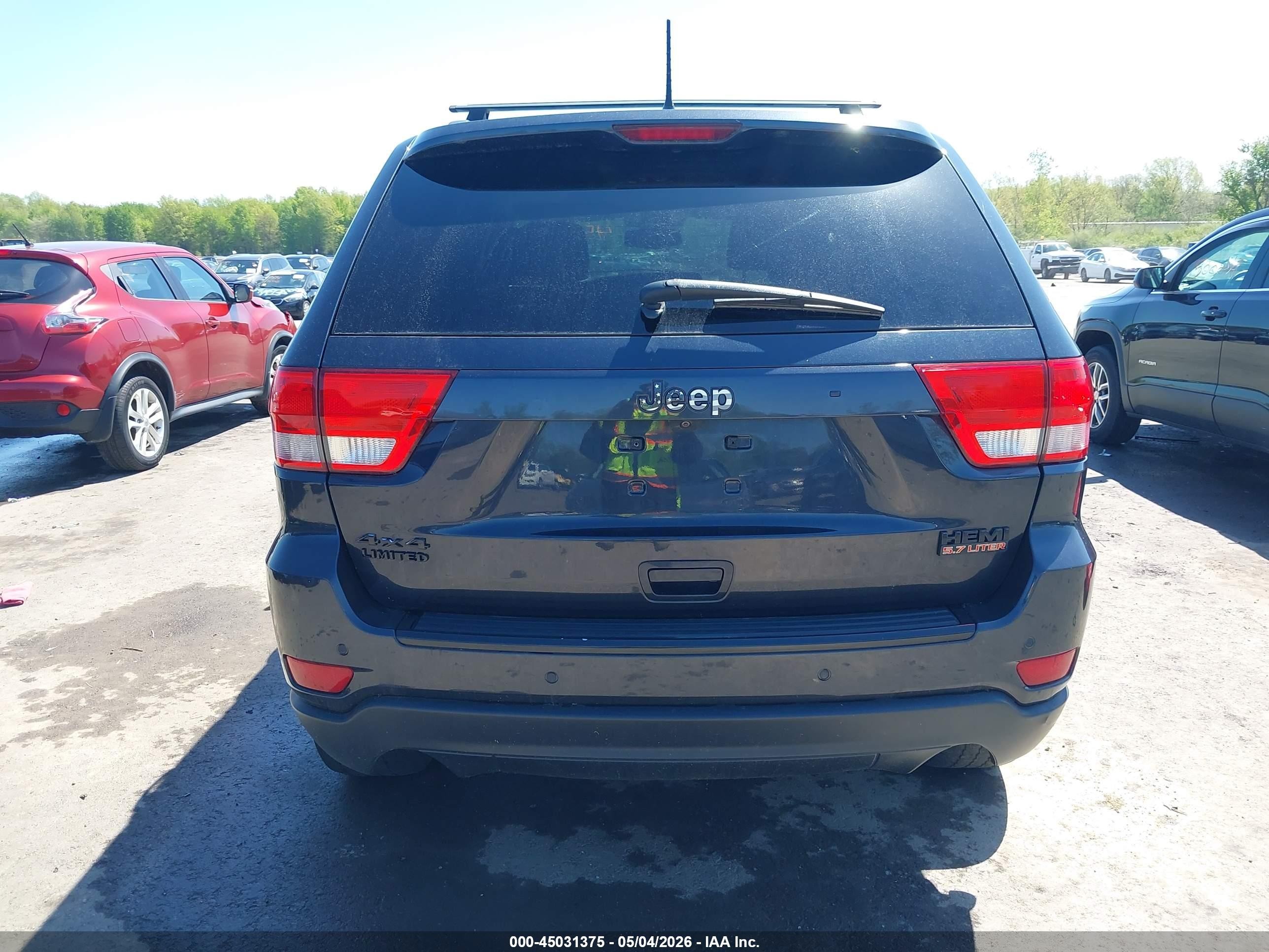 2013 Jeep Grand Cherokee Limited Серый vin: 1C4RJFBT8DC656448