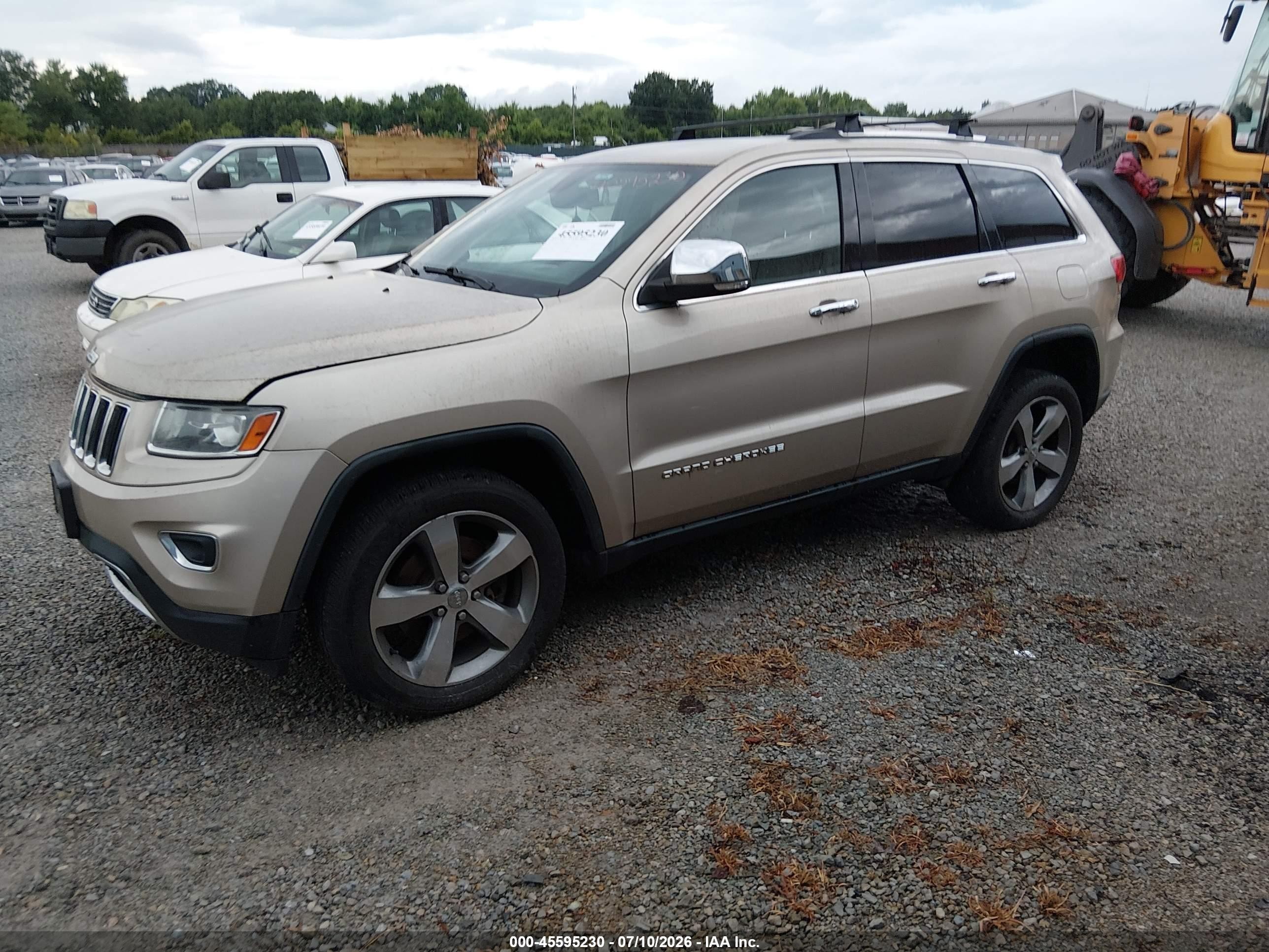 2014 Jeep Grand Cherokee Limited Champagne vin: 1C4RJFBT8EC178789
